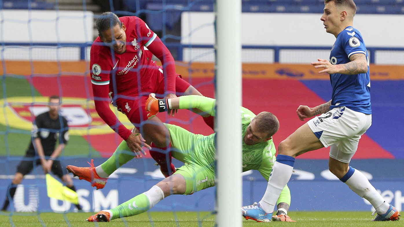 Epl Results Liverpool Everton Draw Virgil Van Dijk Injured In Merseyside Derby