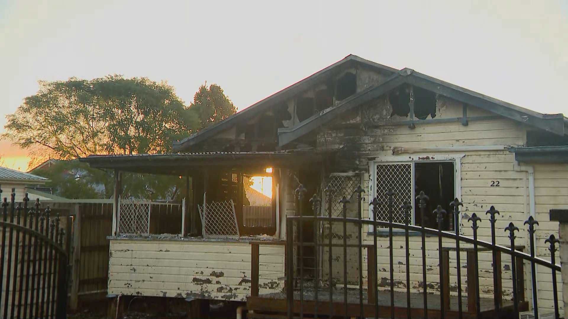 The fire began shortly after midnight, with a neighbour calling for help.