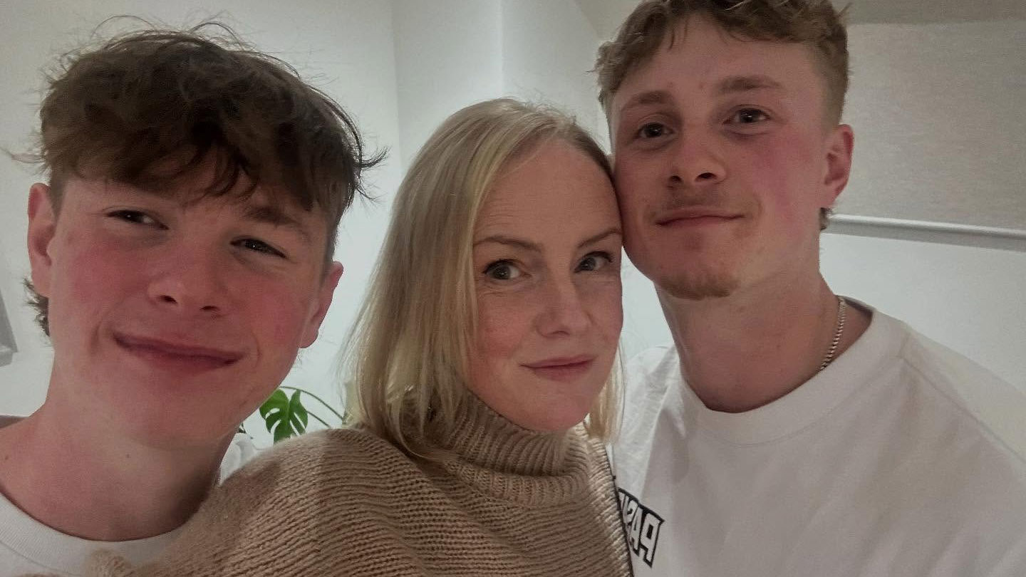 Levi, pictured with his mother Norliah Syer-Peterson and older brother Zac.