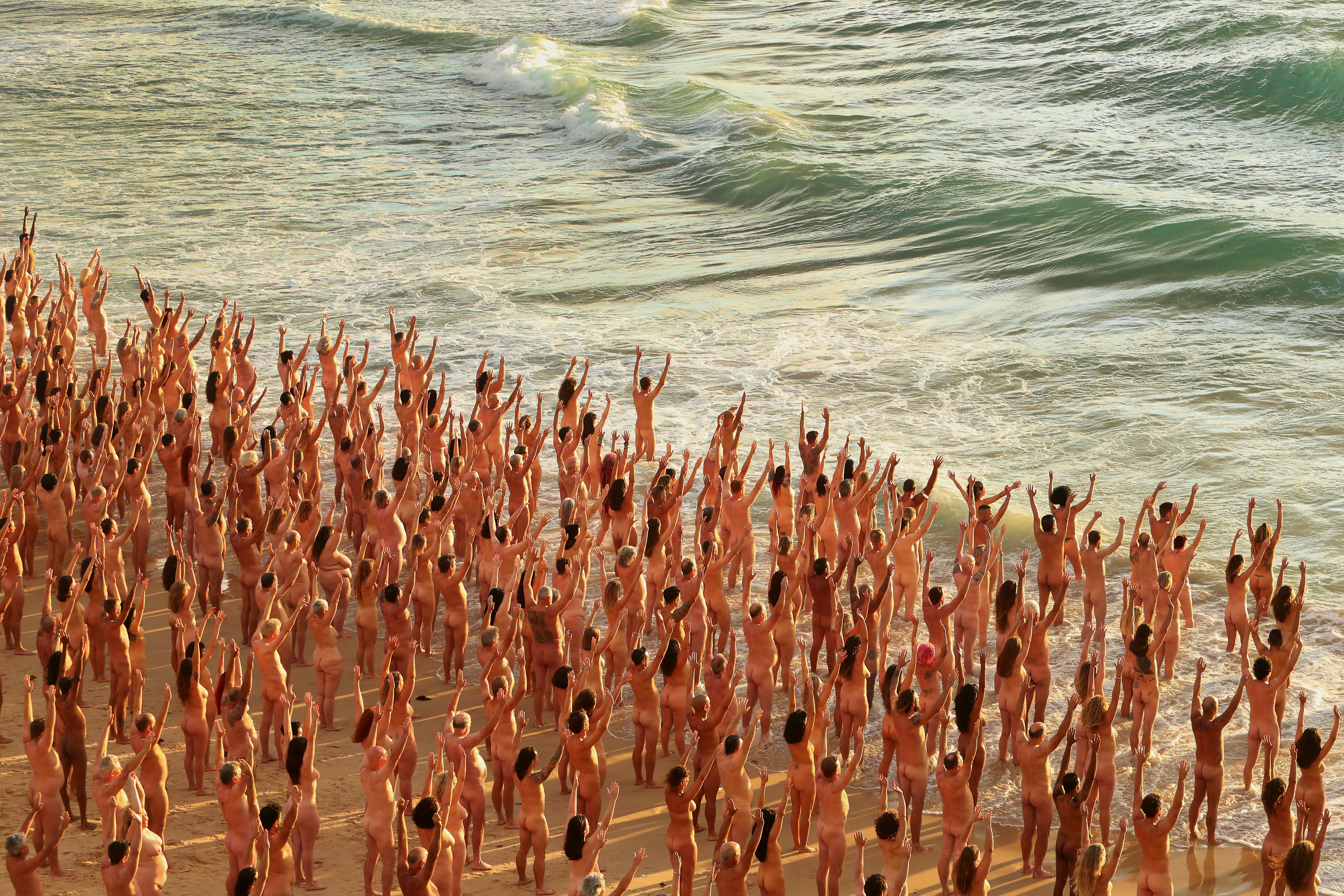 The more than 2500 participants represented the number of lives lost to skin cancer every year in Australia.