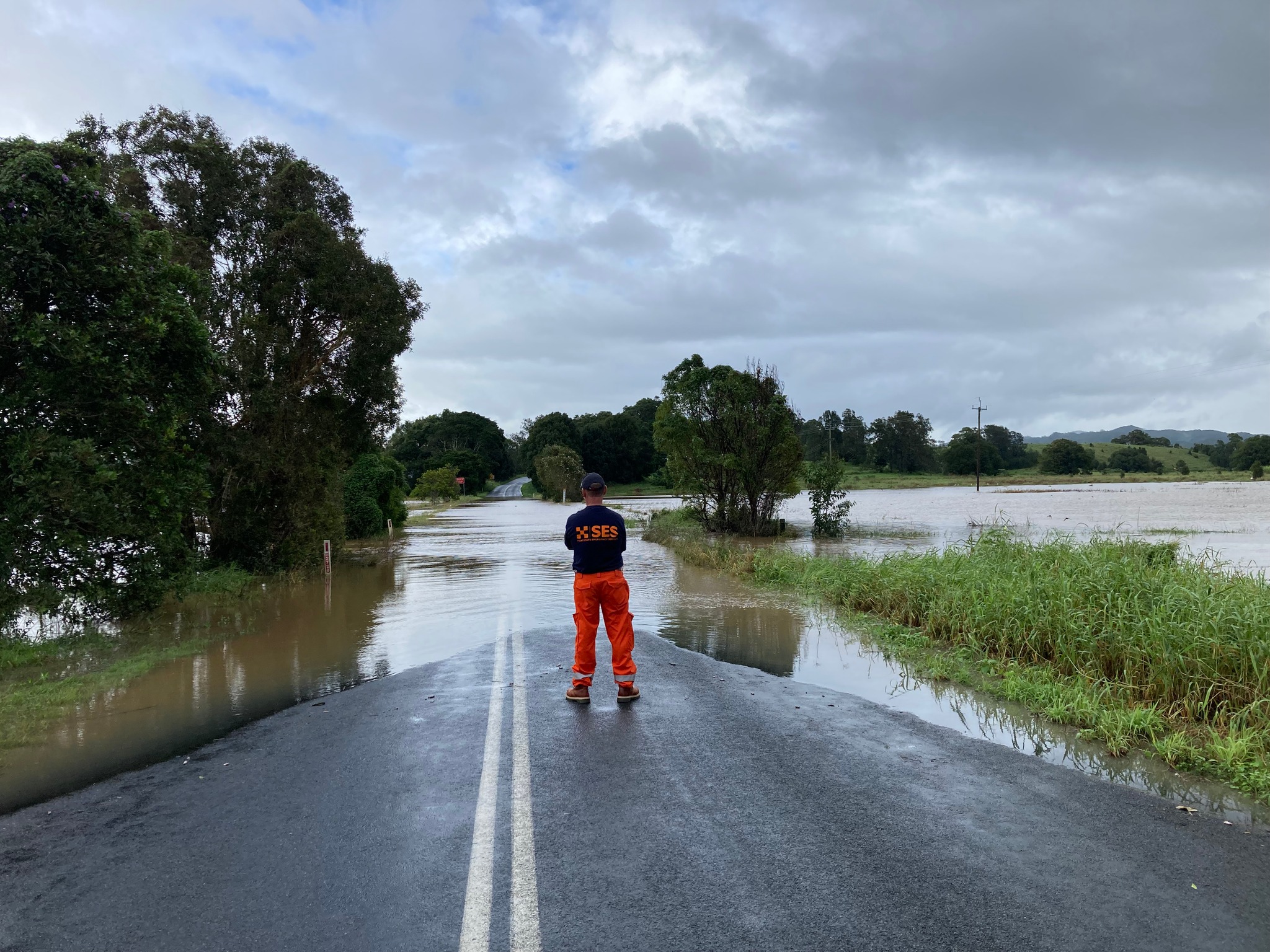 Tweed Coast Road has been closed due to flooding. 