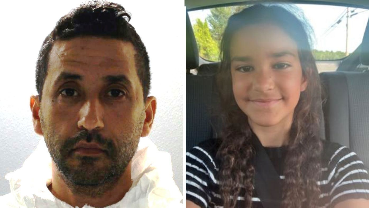 Luciano Frattolin has been charged with the murder of his daughter Melina, whose body was found in a pond in upstate New York. Pictured is Luciano's mughsot released by local authorities (AP), and the right is an image released of Melina during the early search for her (CNN).