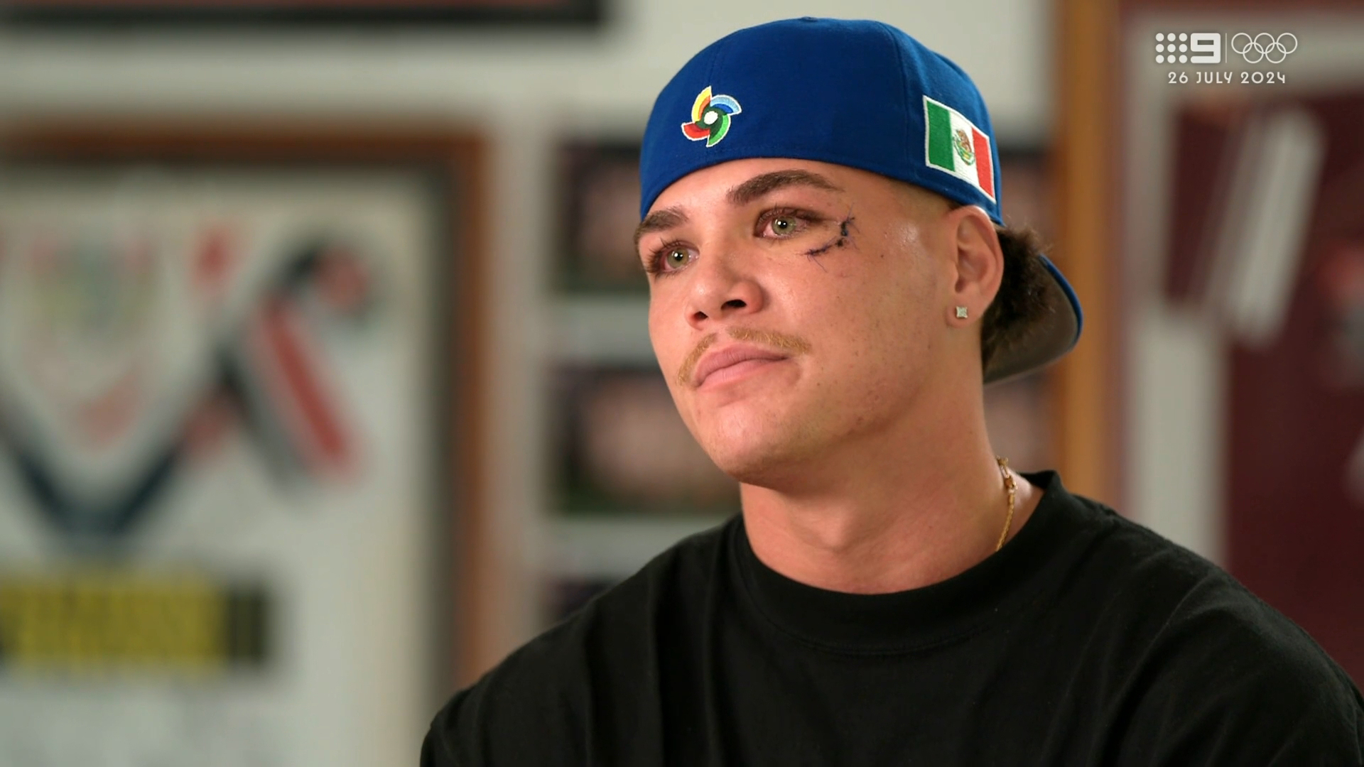 Reece Walsh is overcome with emotion when discussing his daughter, Leila.