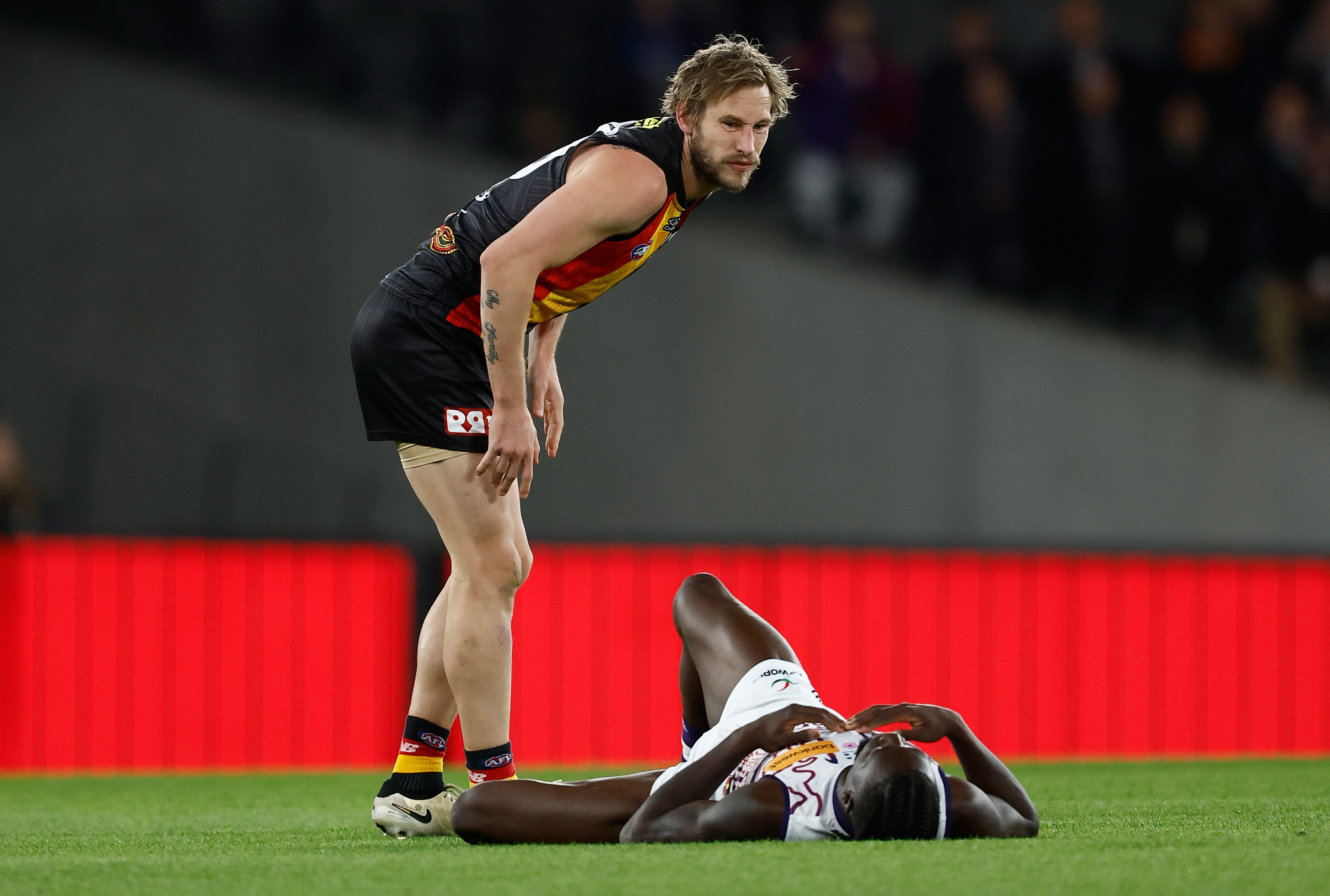 Frederick and Webster were spotted together post match.