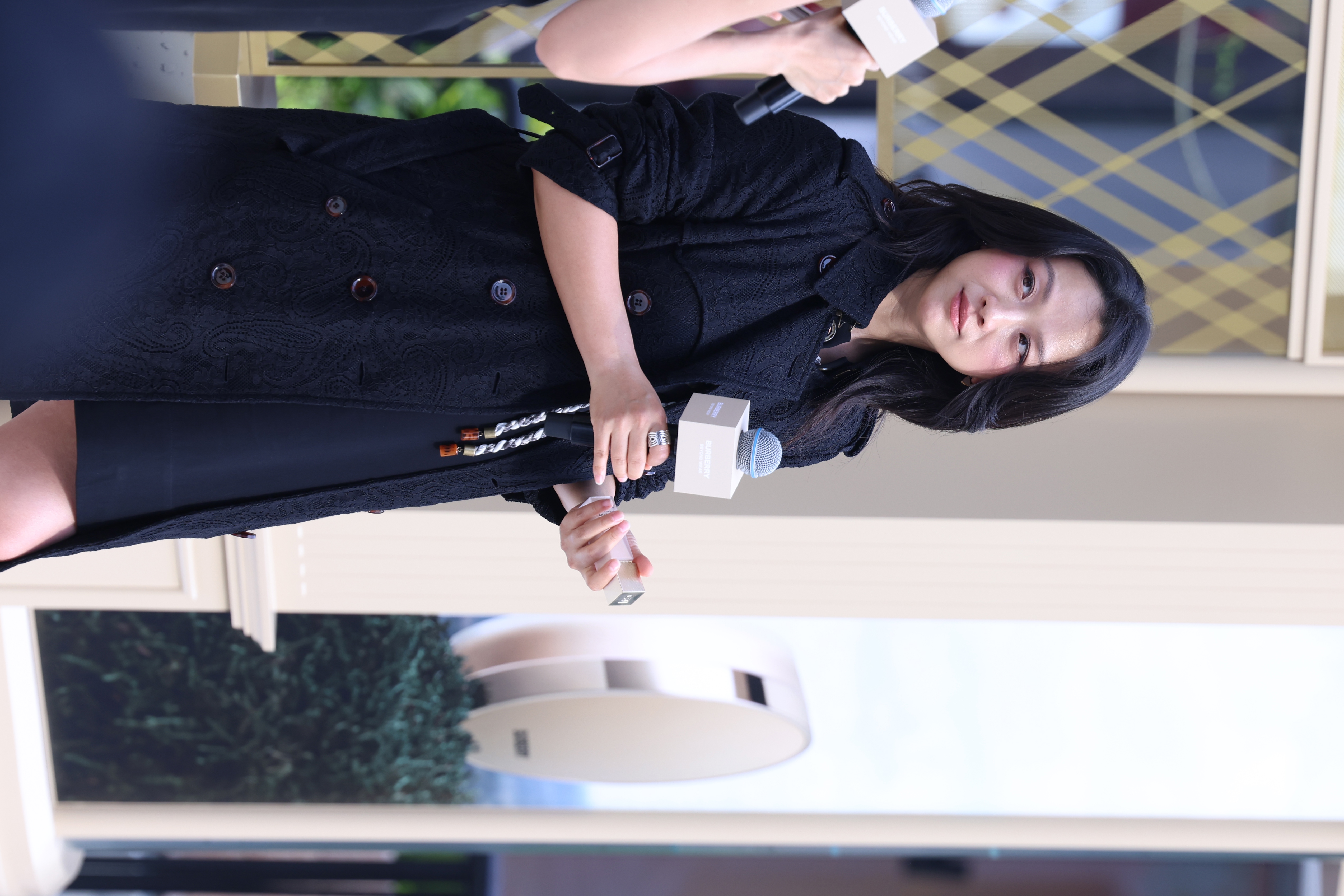 Actress Tang Wei attends Burberry event on April 27, 2026 in Shanghai, China.