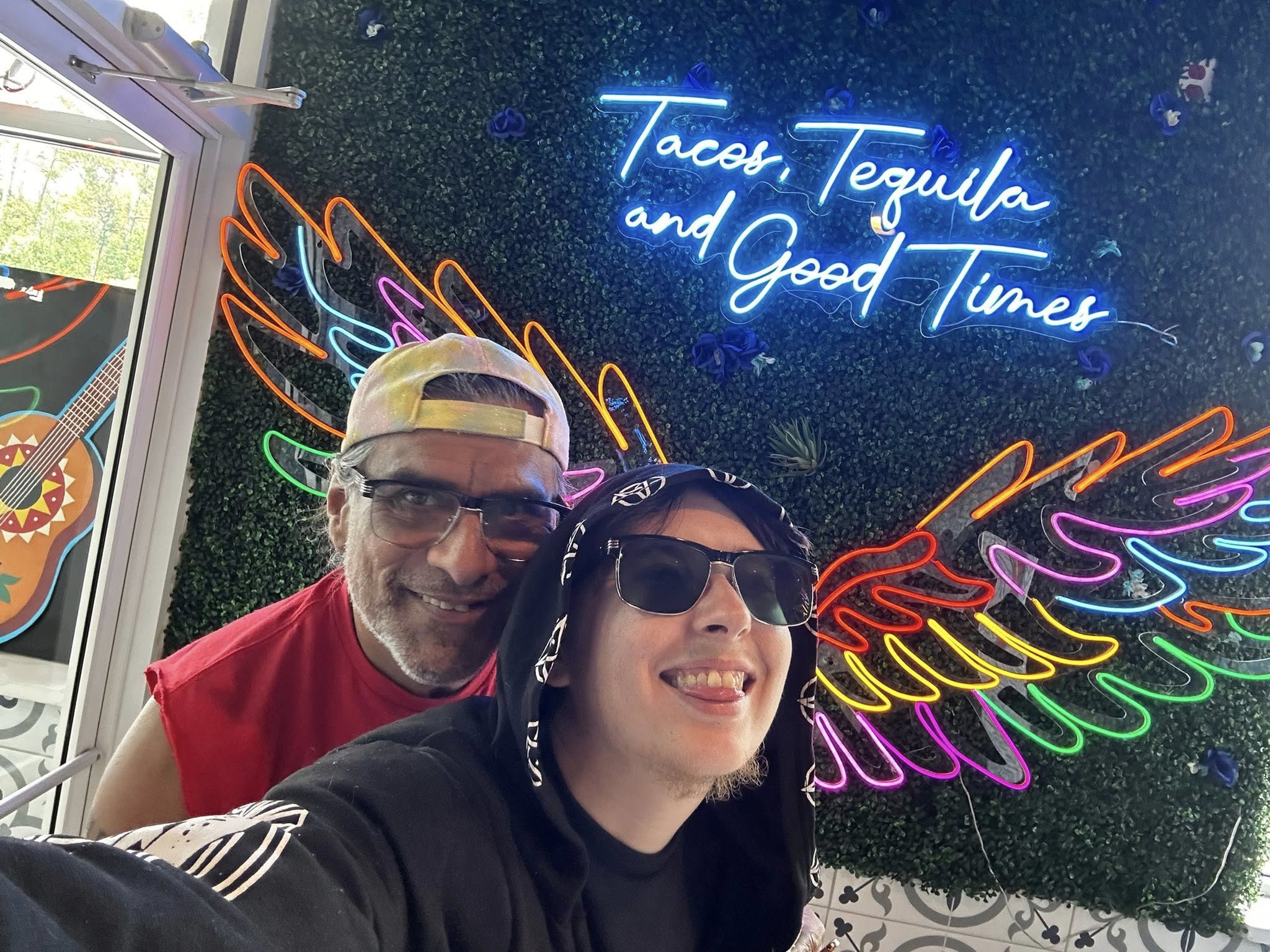 Jonathan Joss with his husband Tristan Kern de Gonzales