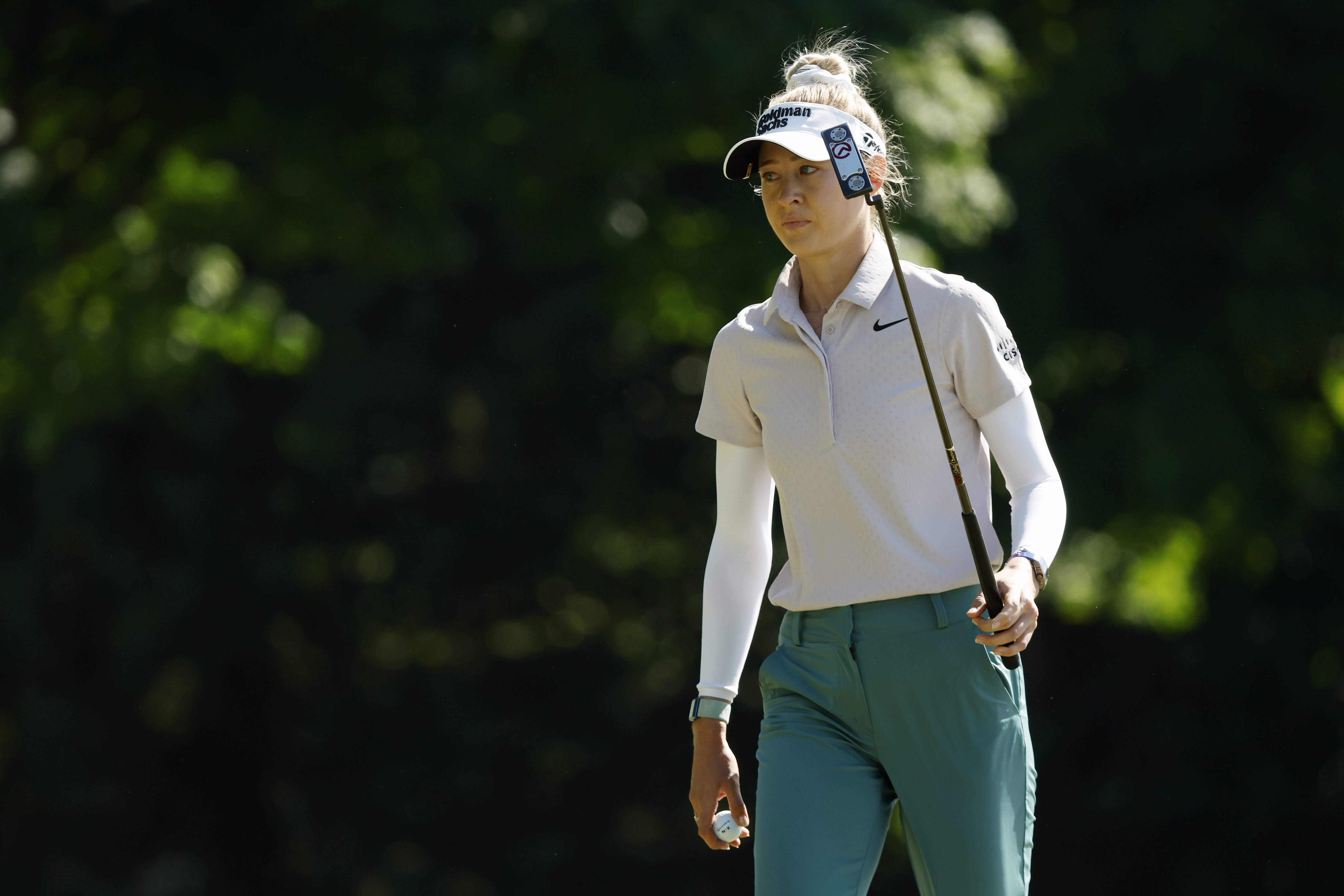 Nelly Korda of the United States at the US Open.