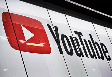 YouTube logo in window (Getty)