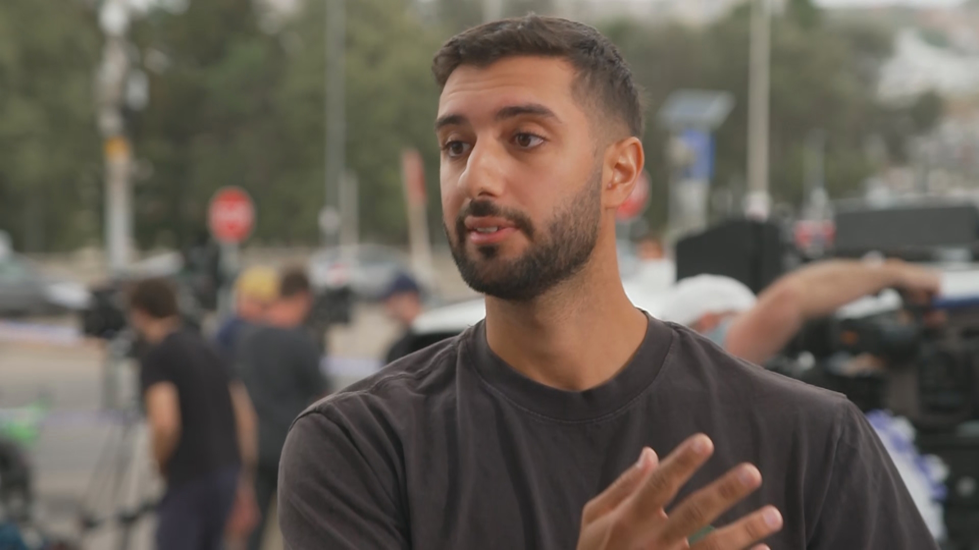 Theodore Okur called Ahmed a "hero" for his actions, and said he felt "lucky to record such a moment.