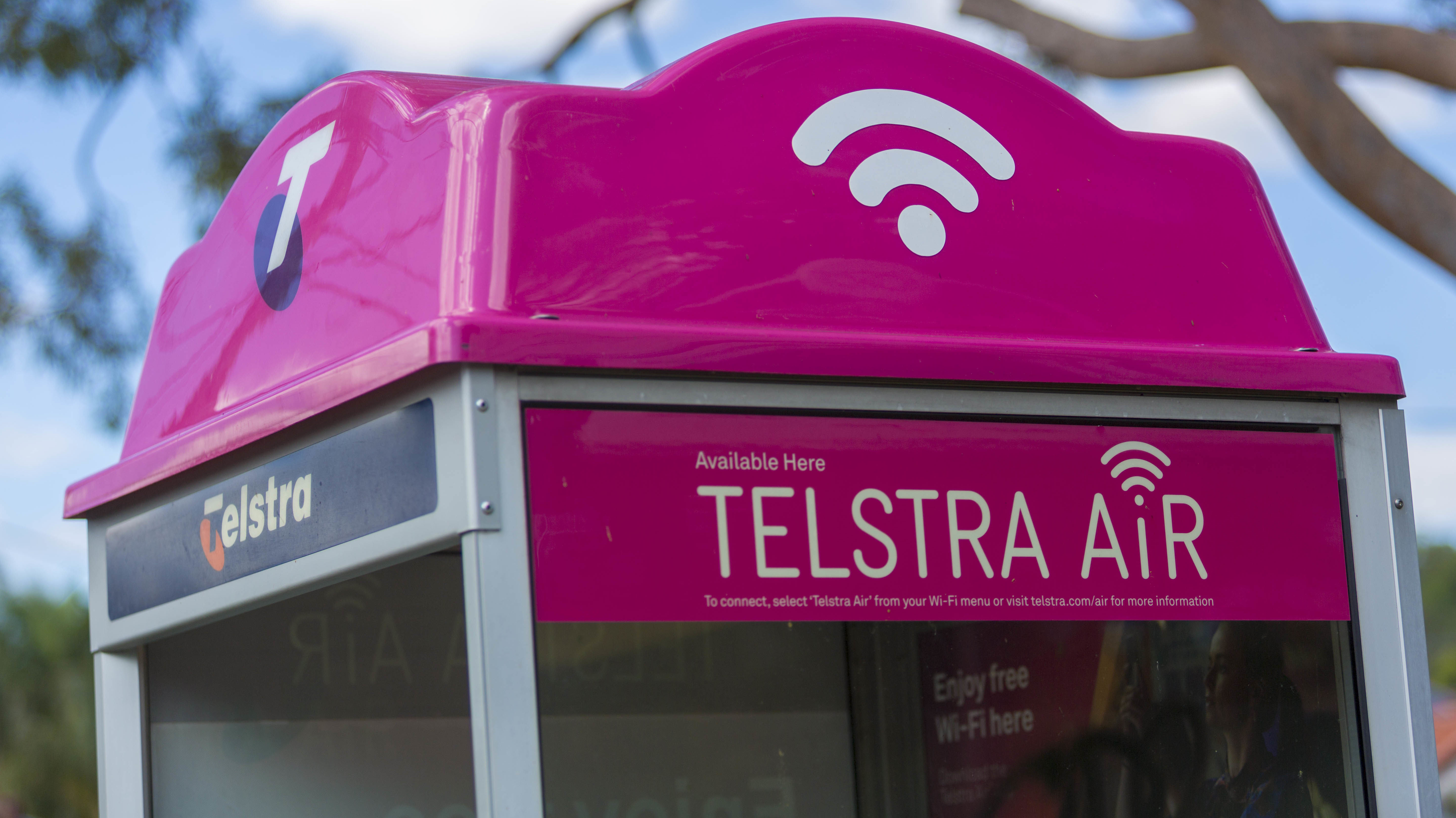 Telstra phonebox and free WiFi