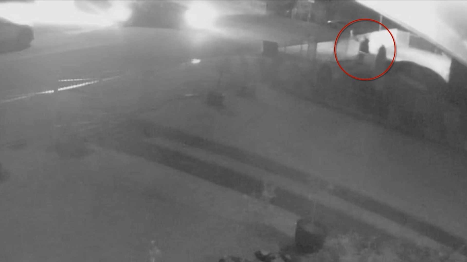 Footage of the moment Cranebrook home set on fire.