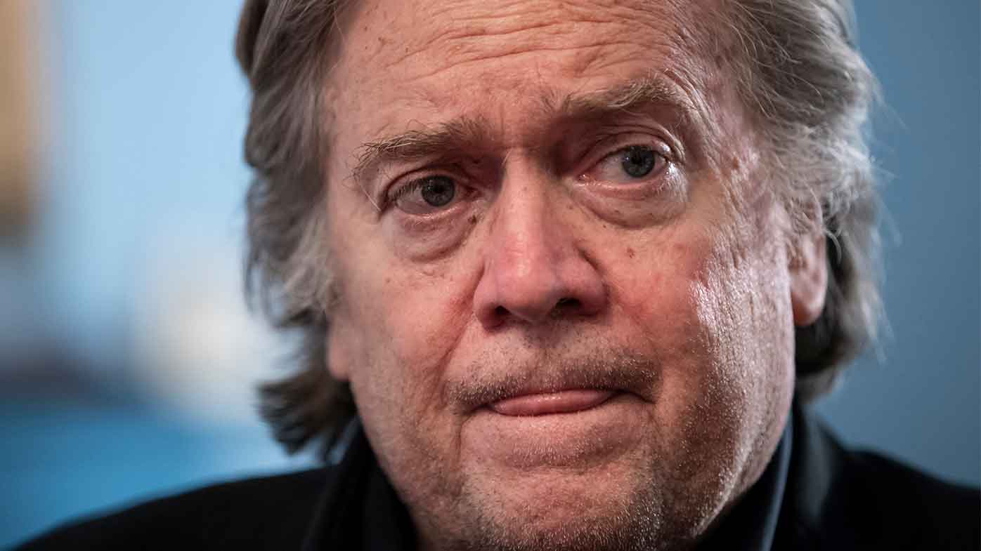 Steve Bannon has been charged with contempt of Congress.