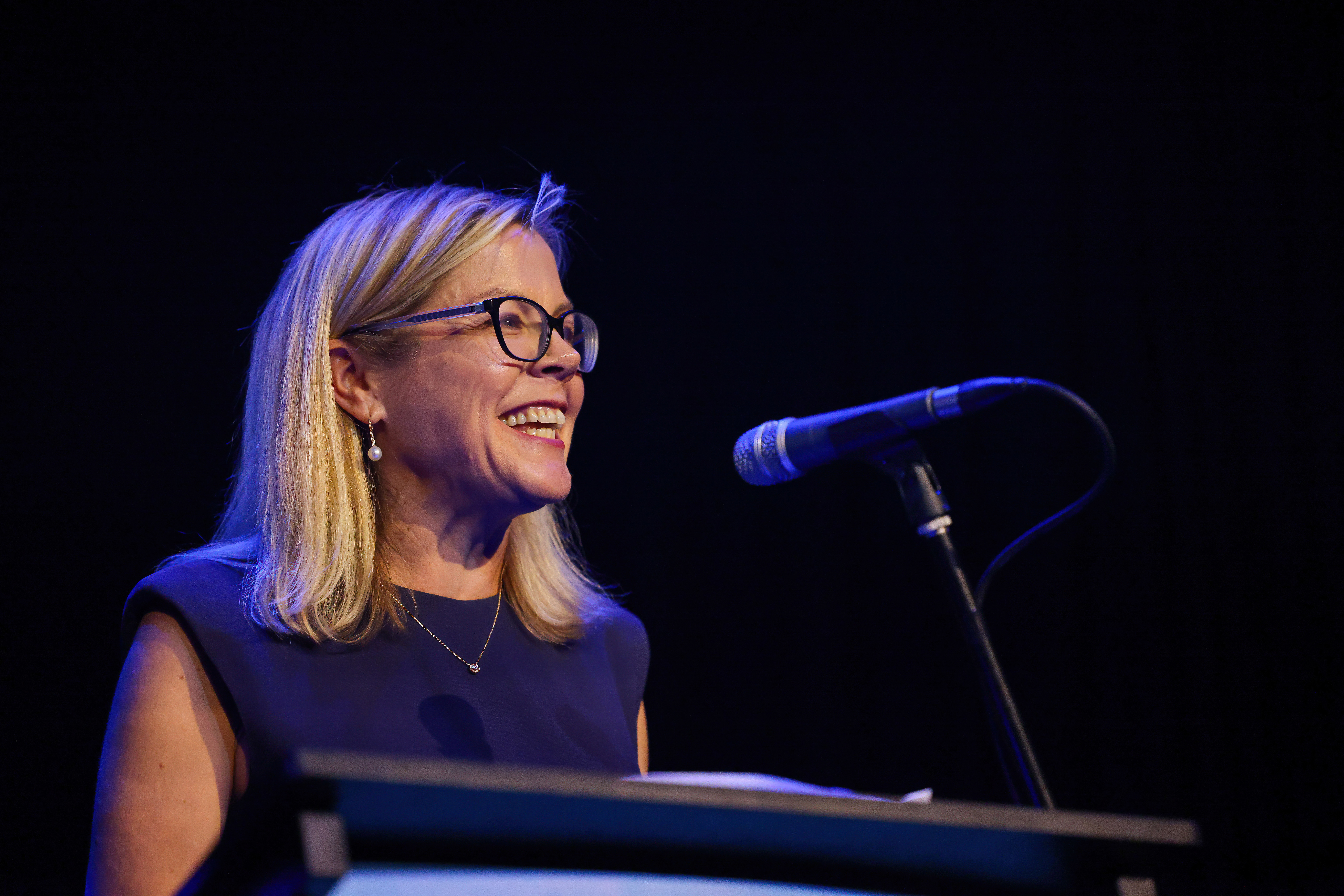 Libby Mettam at the WA Liberal Party Campaign launch at The Royale theatre, Northbridge.