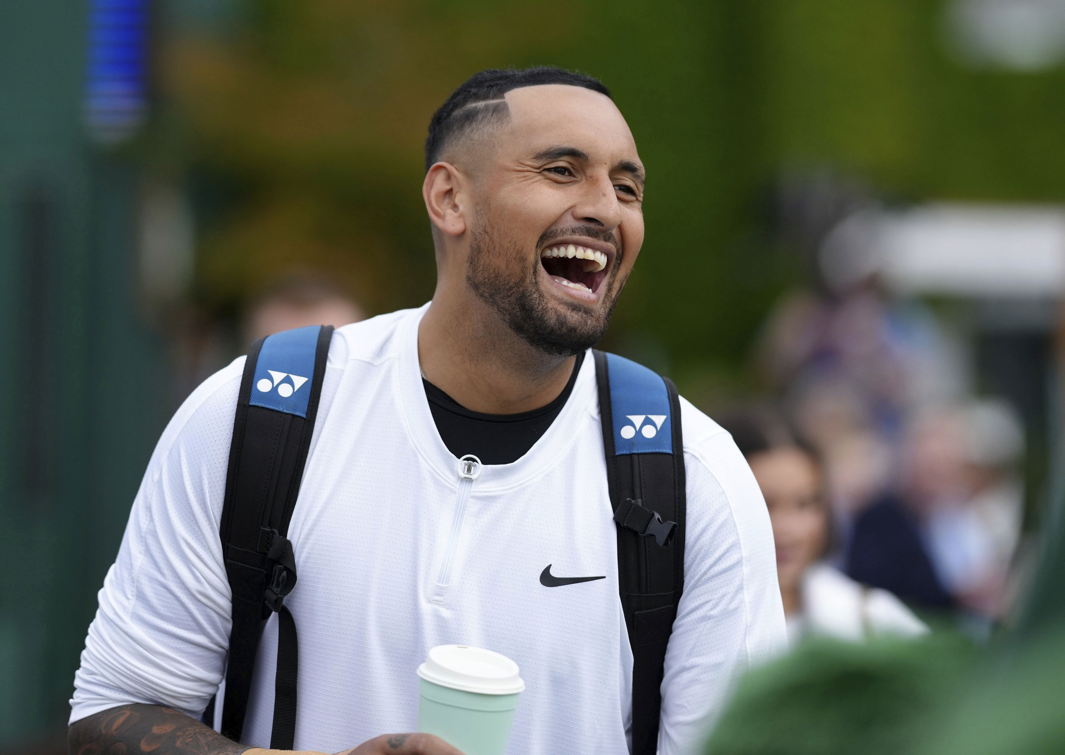 Australia's Nick Kyrgios at Wimbledon in 2023.