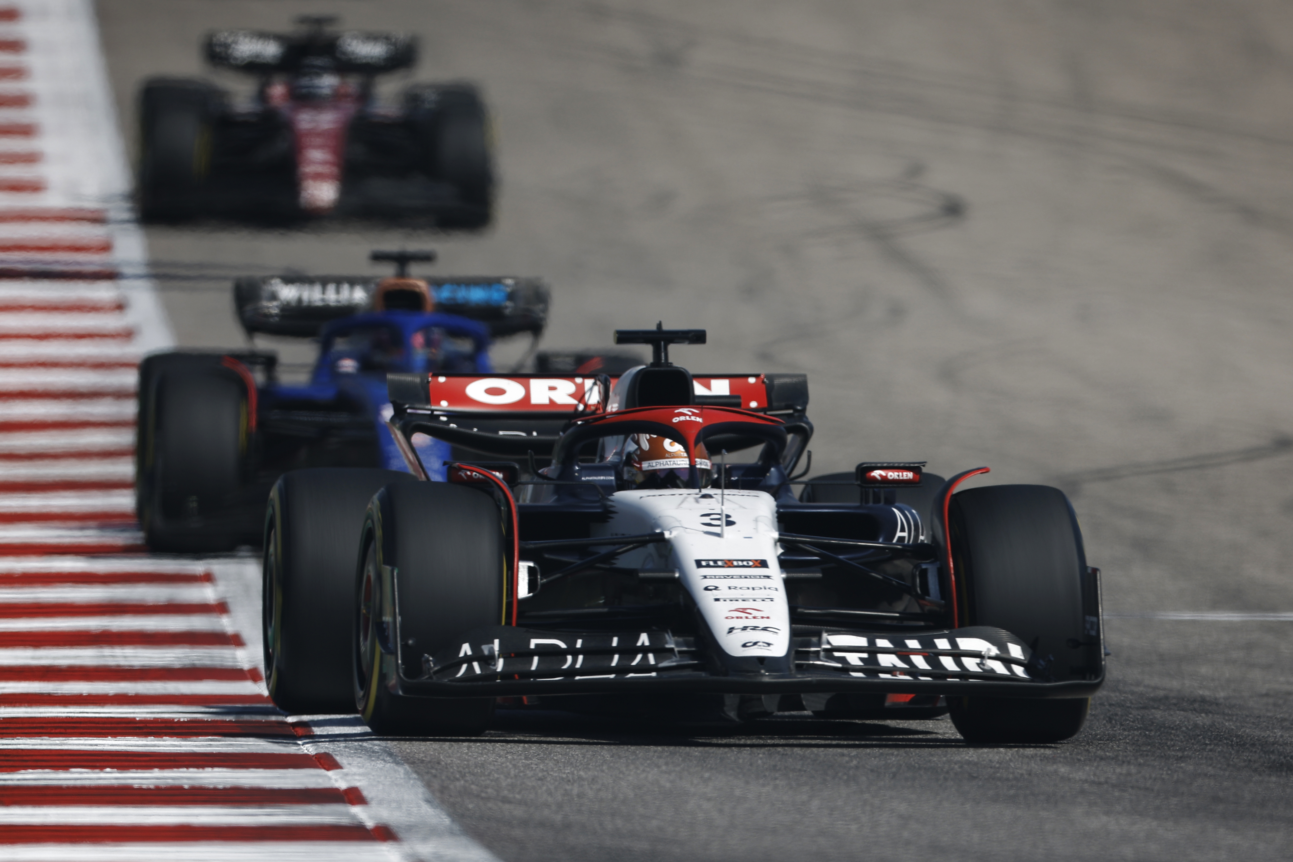 Daniel Ricciardo on track during the United States Grand Prix.