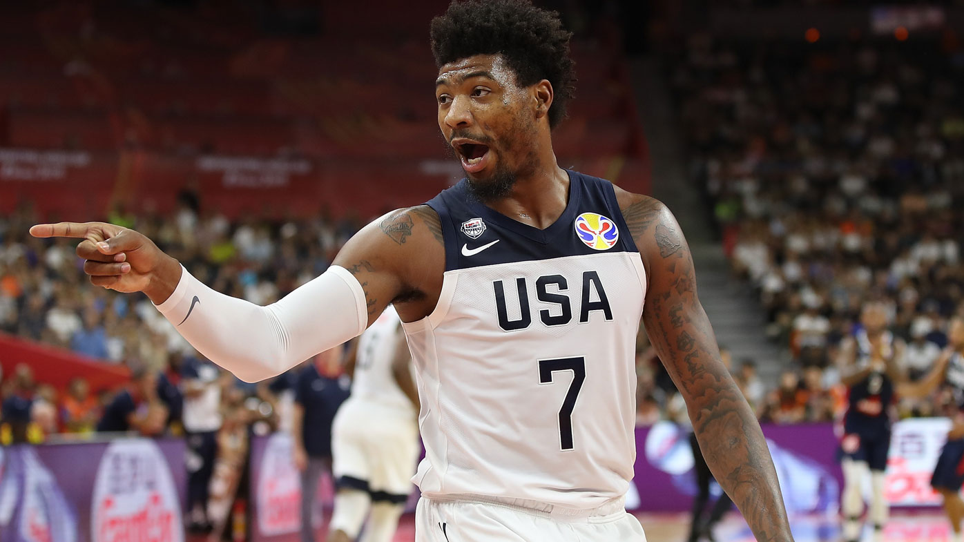 Team USA argues with Antetokounmpo brothers after foul in FIBA WC