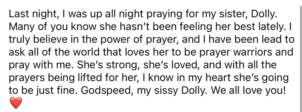 Dolly Parton's sister Freida Parton