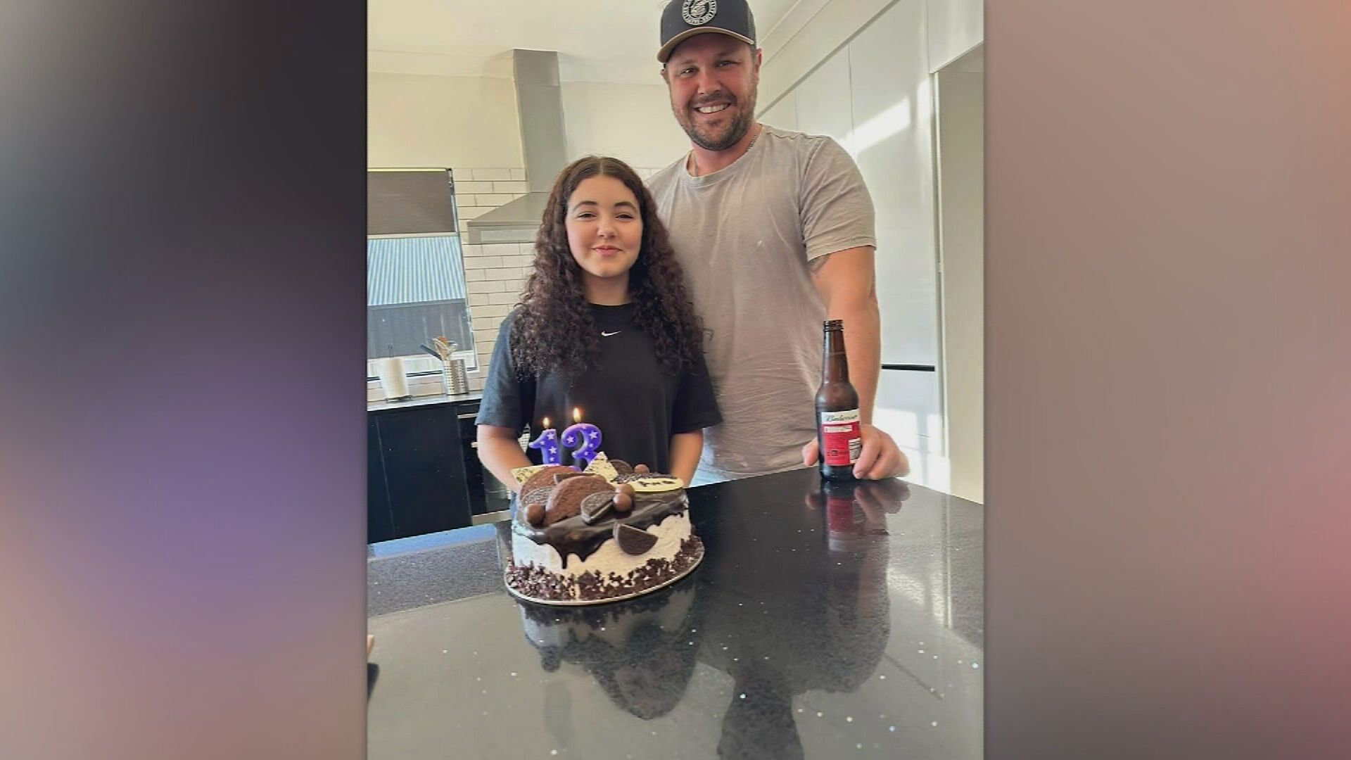 Ava Seculovic with dad Michael Seculovic