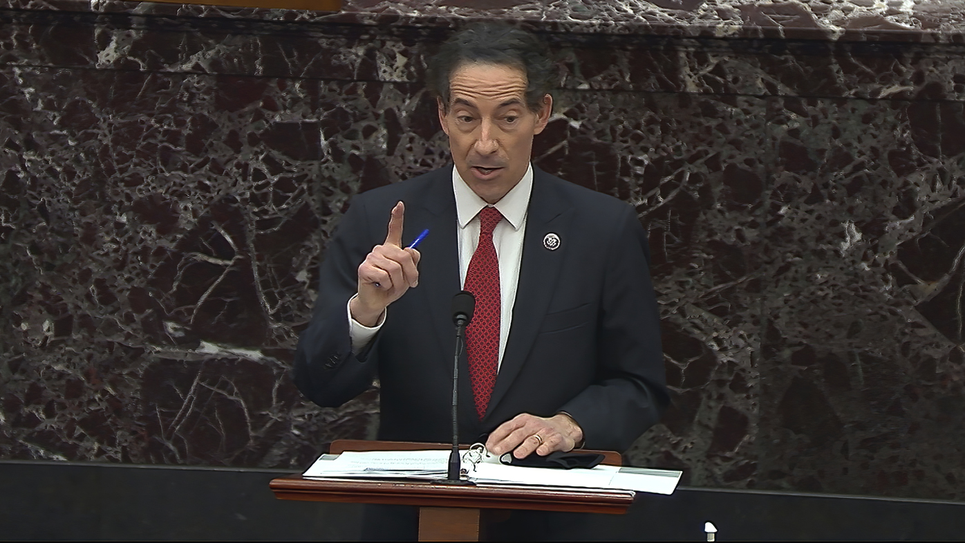 House impeachment manager Rep. Jamie Raskin is leading the second trial of former president Donald Trump in the US Senate.