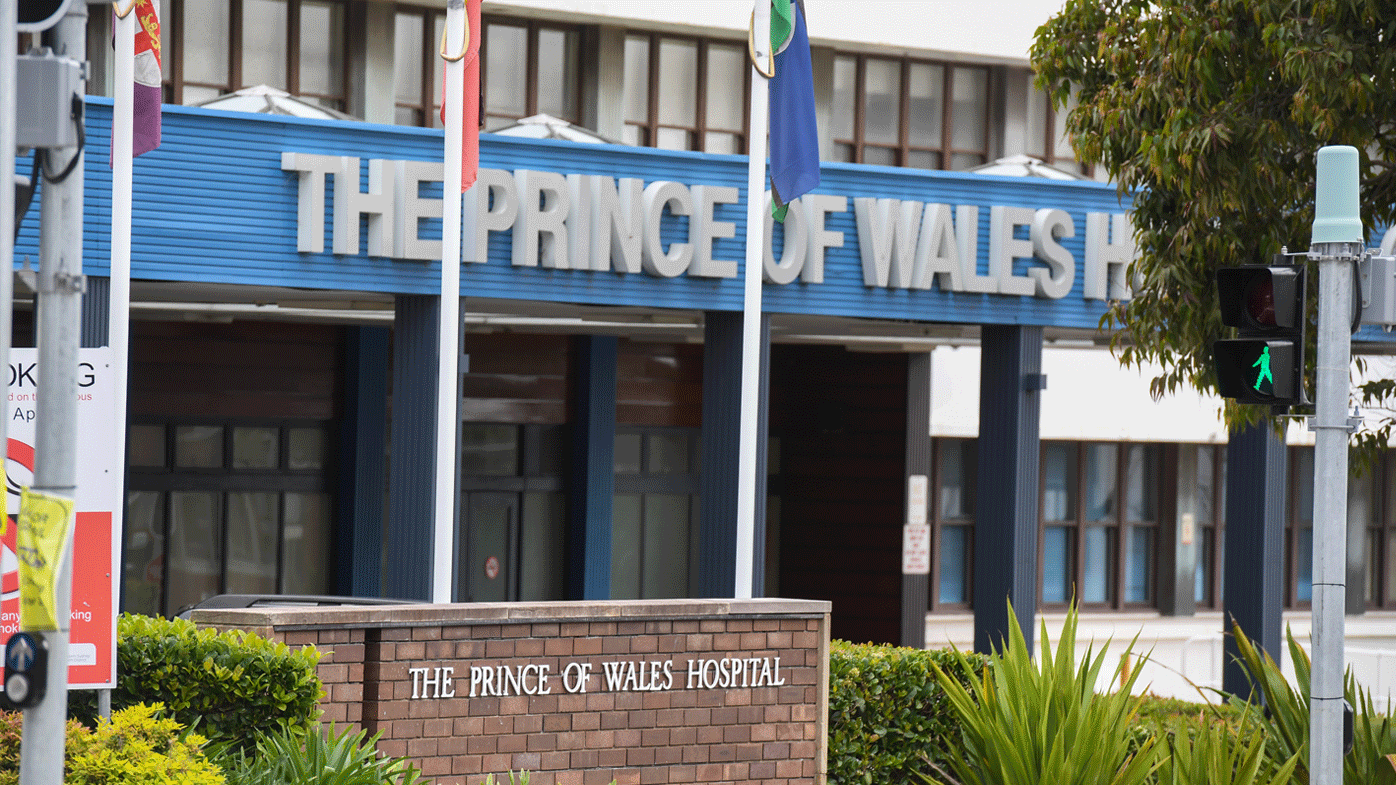 A woman has died with COVID-19 at the Prince of Wales Hospital in Randwick.