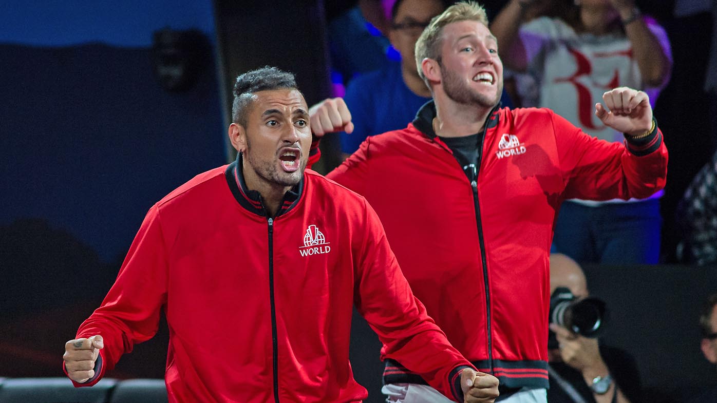 Nick Kyrgios at the Laver Cup