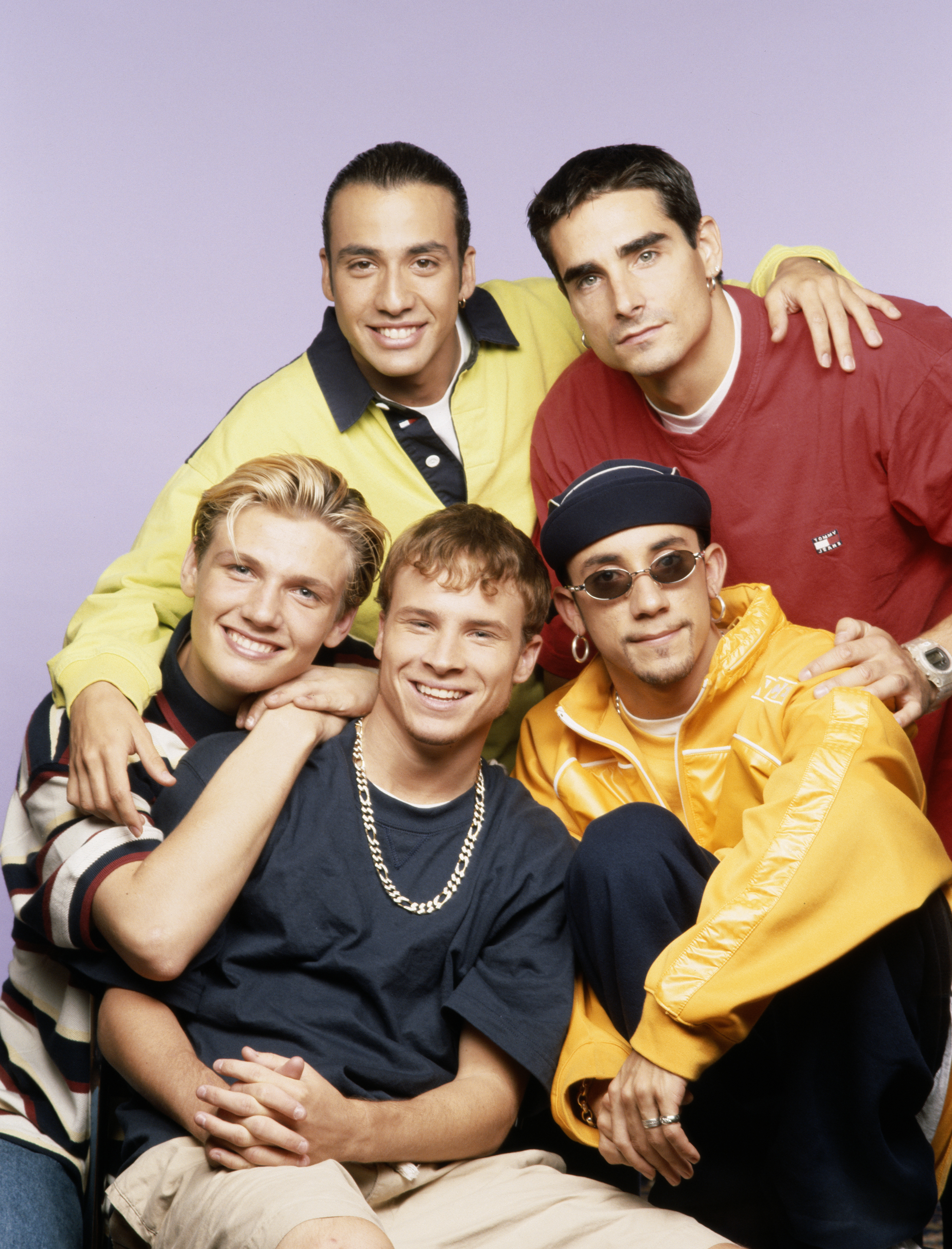 American boy band Backstreet Boys, circa 1995. 
