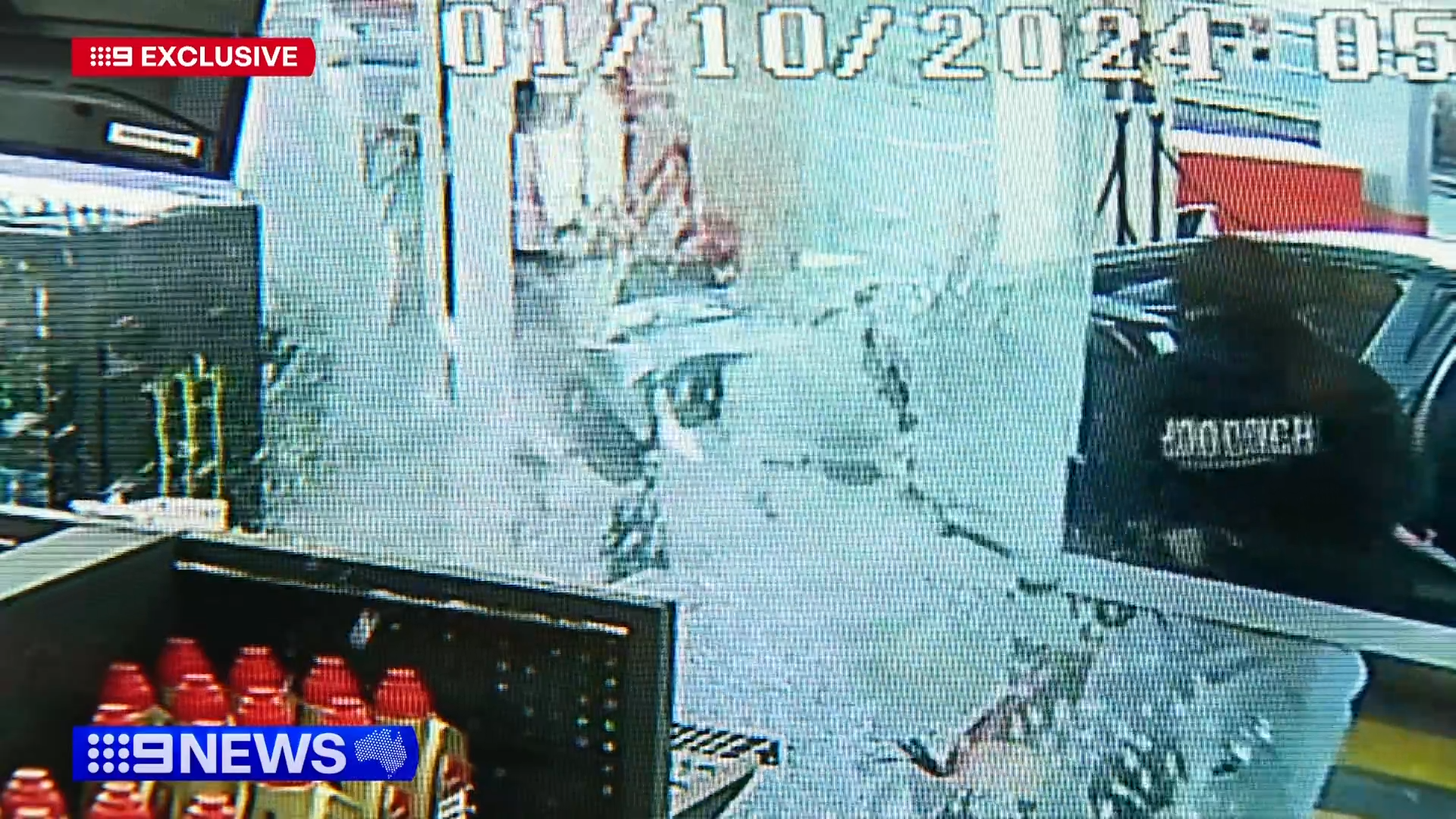 Armed thieves target Queensland servo in two overnight break-ins