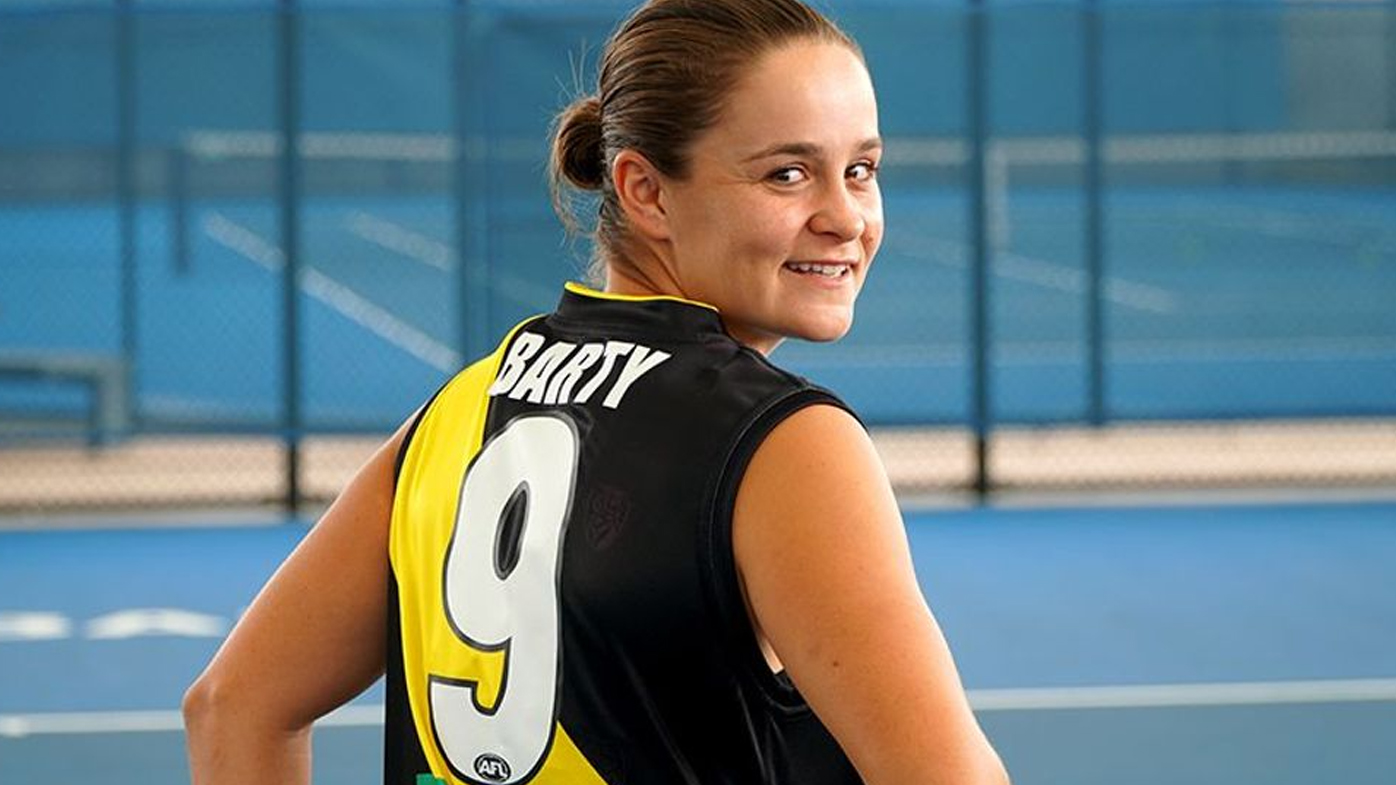 Richmond supporter and tennis champion Ash Barty. 