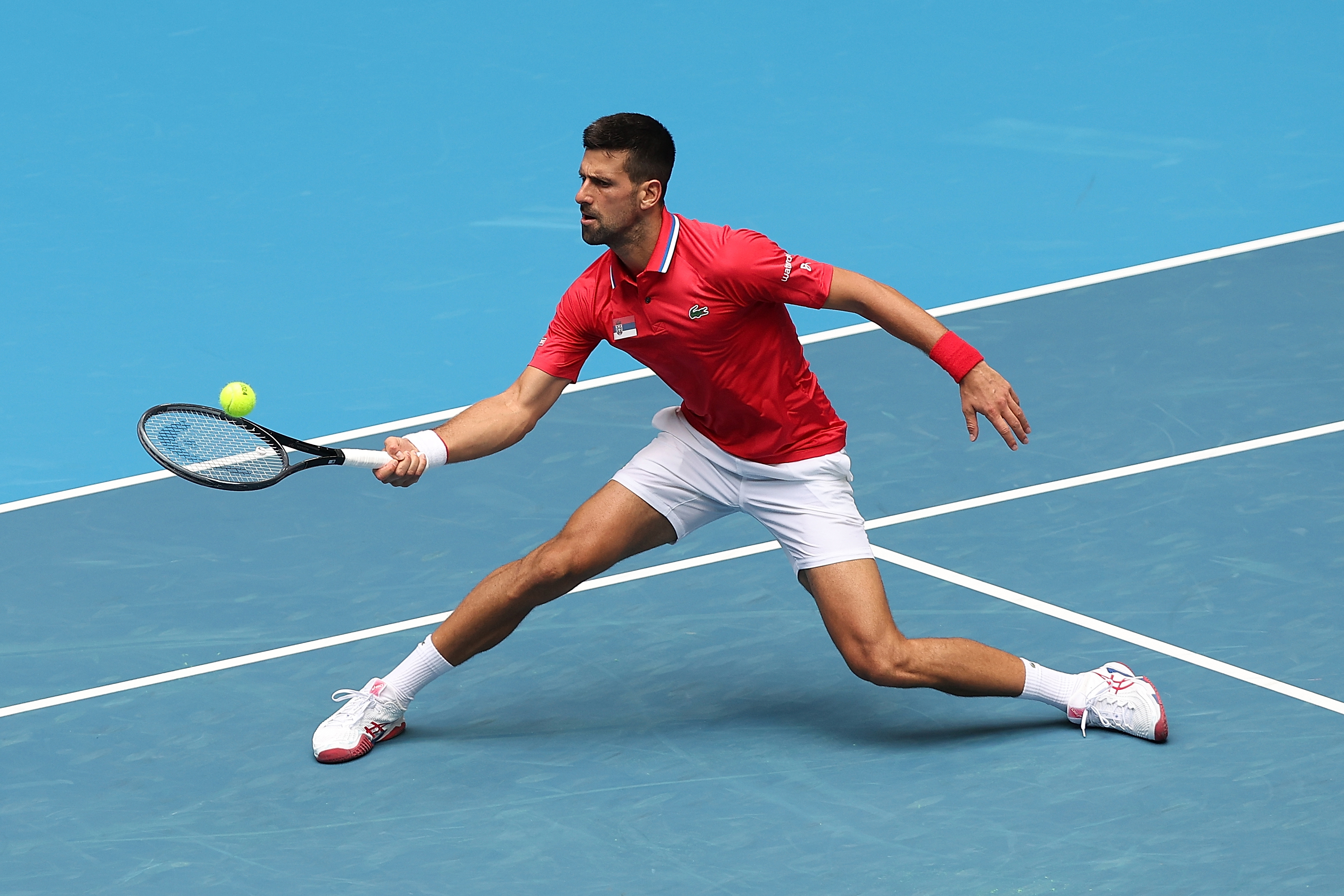 Novak Djokovic dominated.