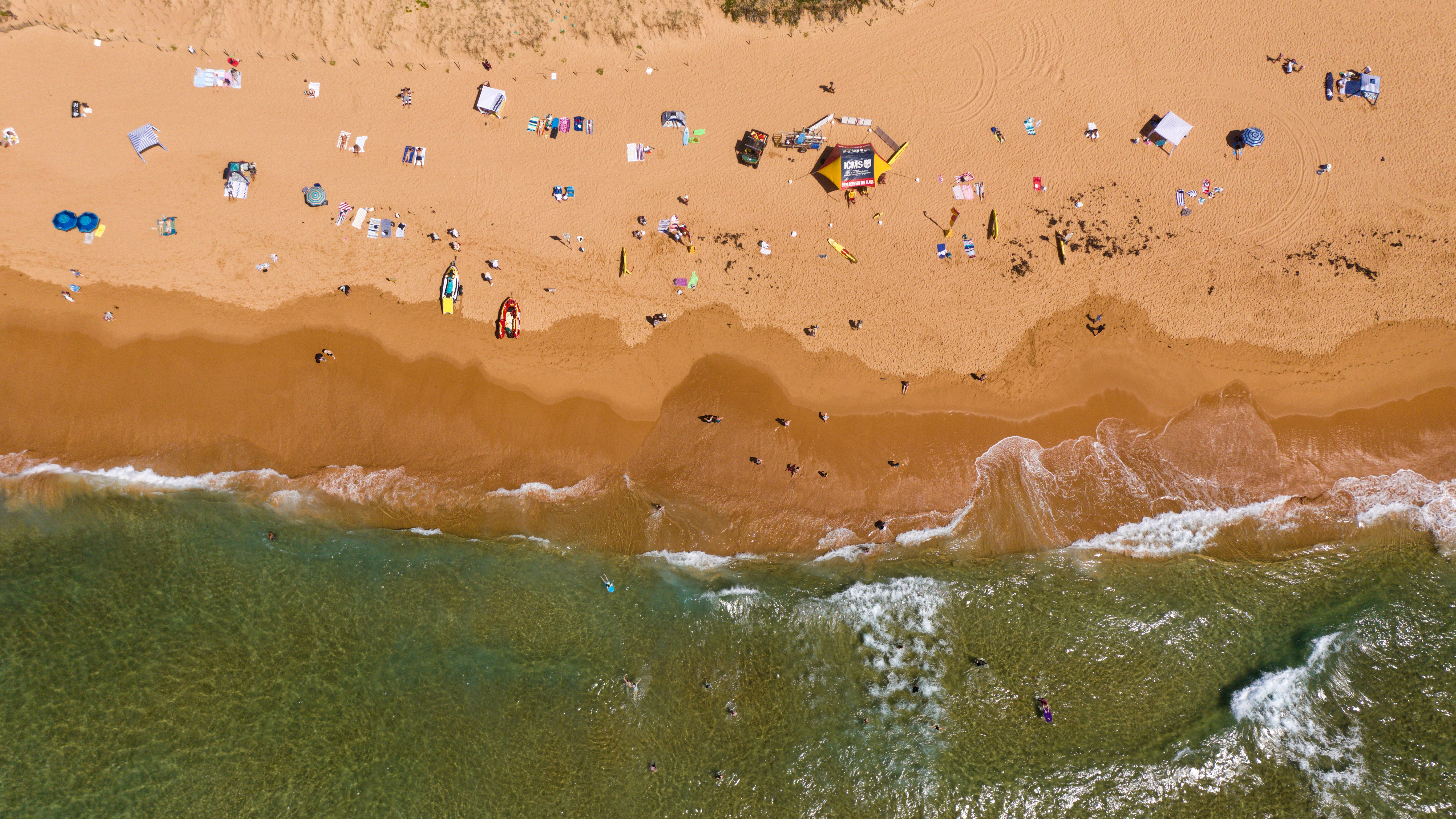 Boxing Day at Bilgola Beach in Sydney.