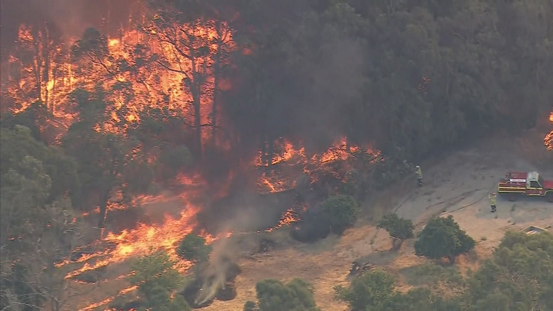 Perth Hills bushfire