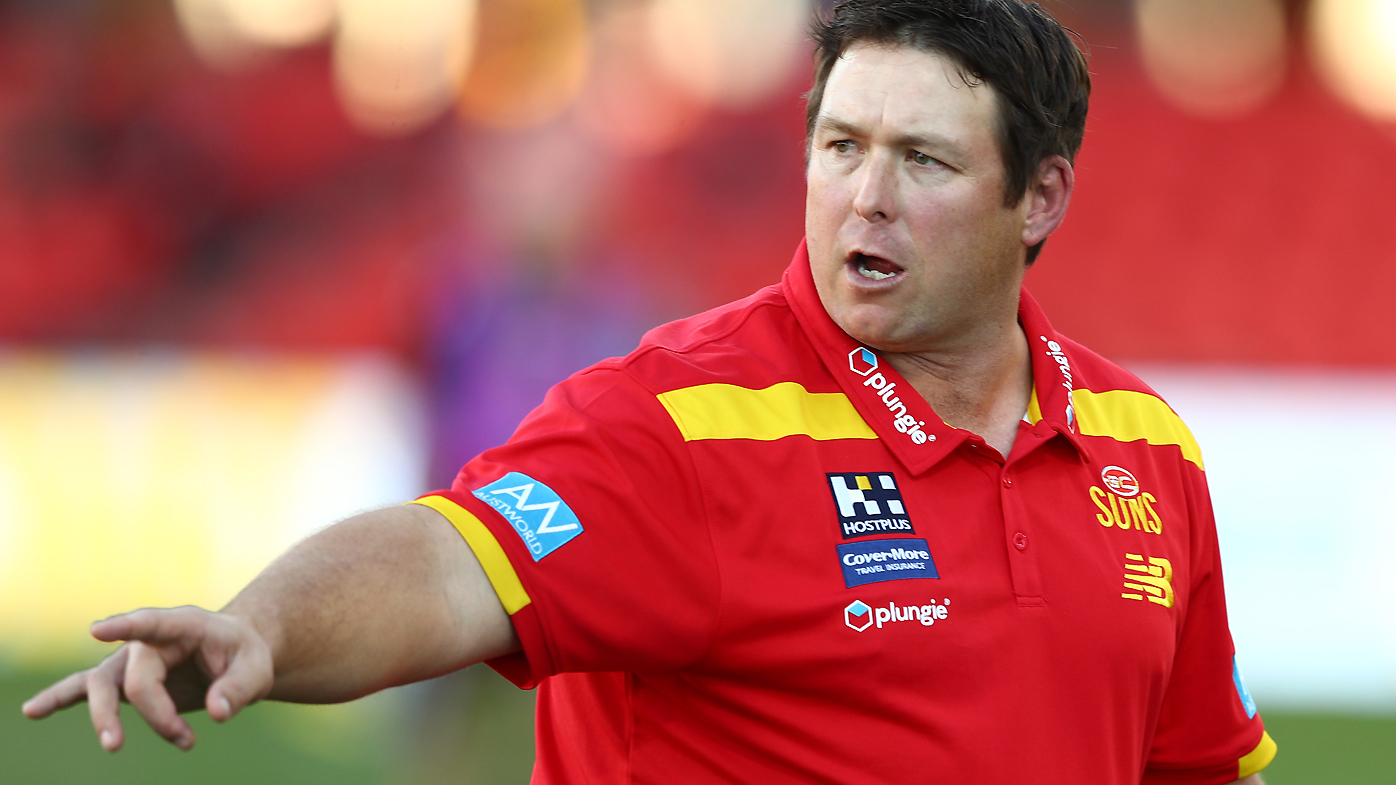 Gold Coast Suns coach Stuart Dew