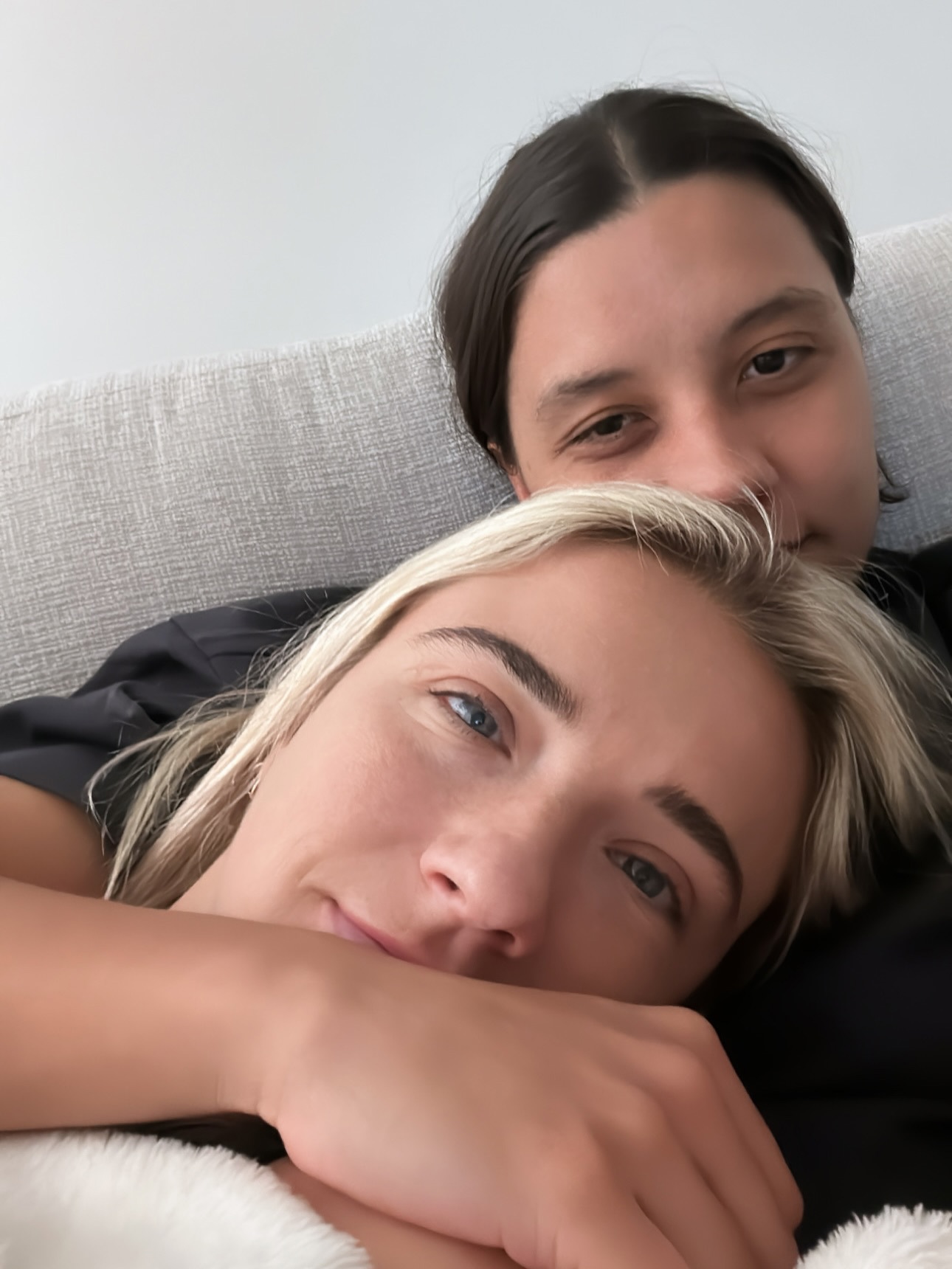 Sam Kerr and Kristie Mewis