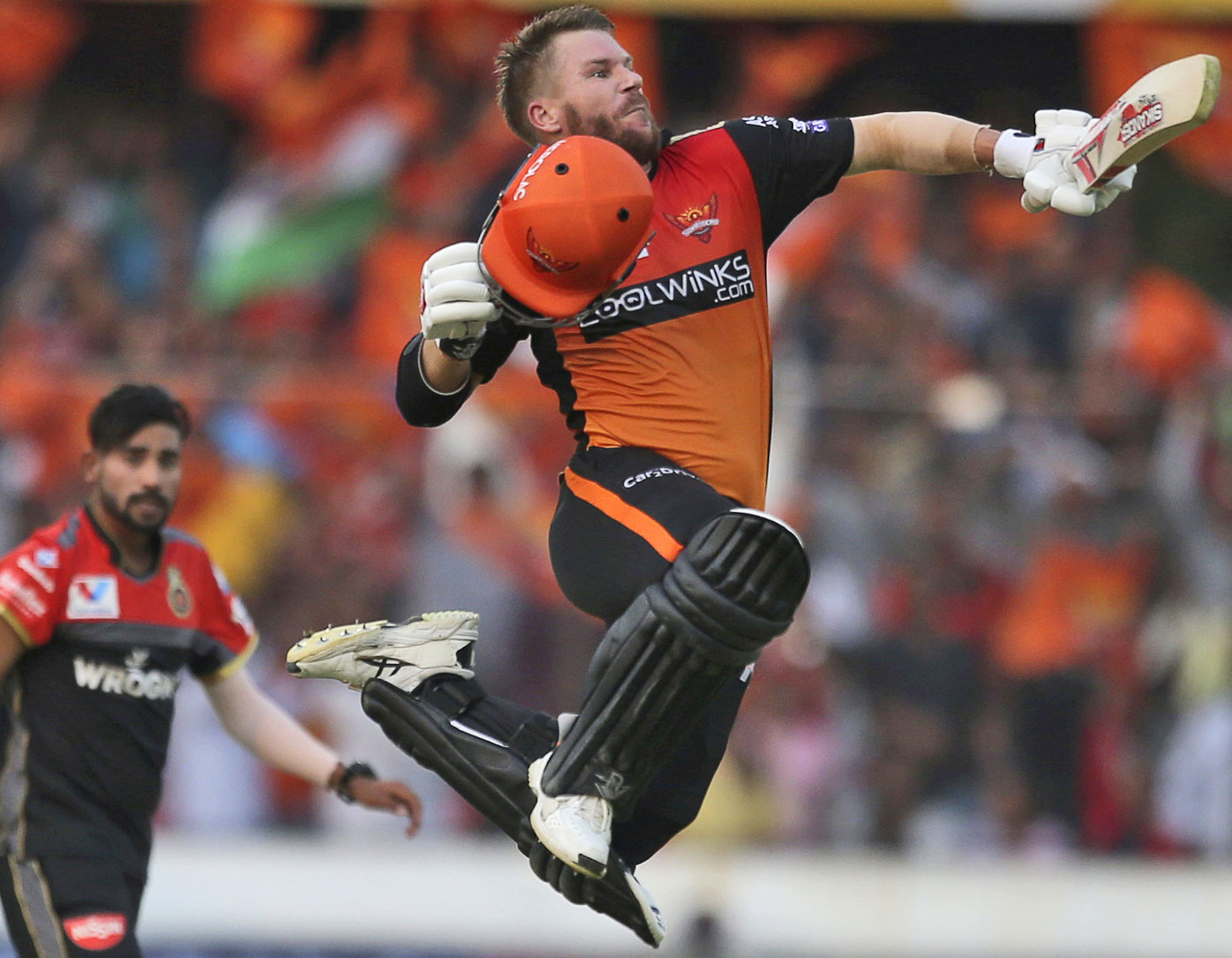 David Warner IPL 100 Sunrisers Hyderabad record partnership with Jonny Bairstow