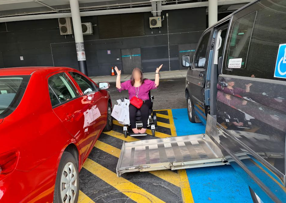 Wheelchair users have shared their frustration at drivers unlawfully park in shared accessible spaces