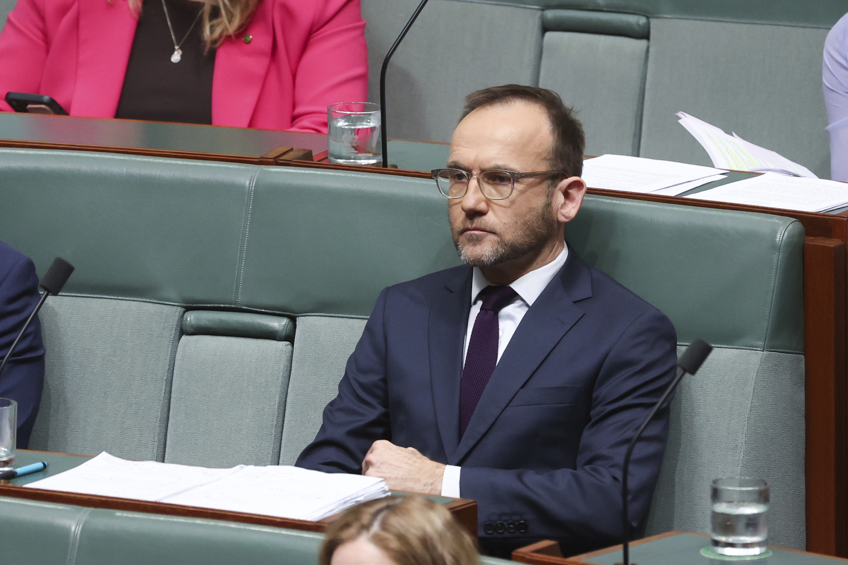 Greens leader Adam Bandt during Question Time