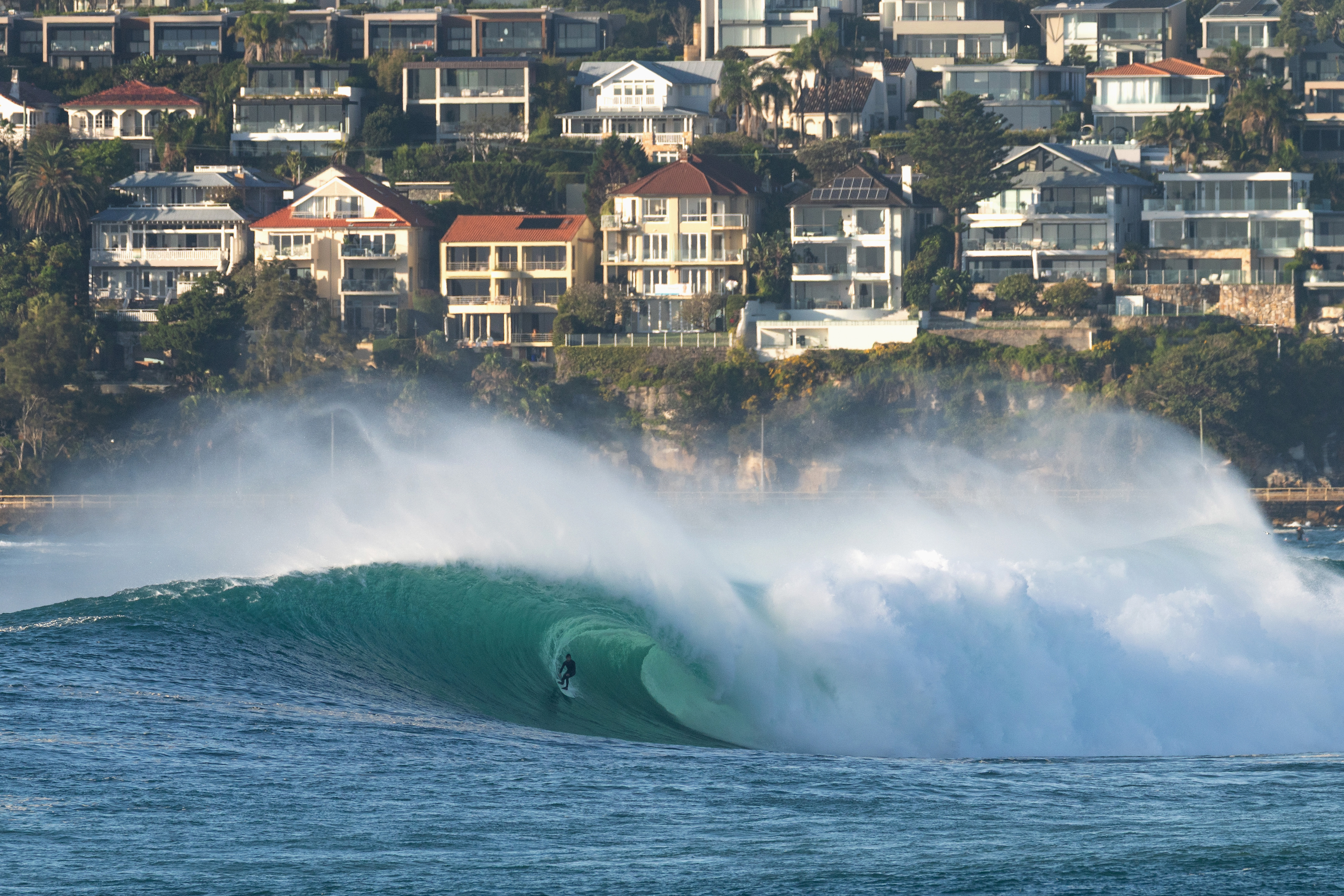 A deep low pressure system in the Tasman Sea will generate large and powerful surf along the NSW coastline.