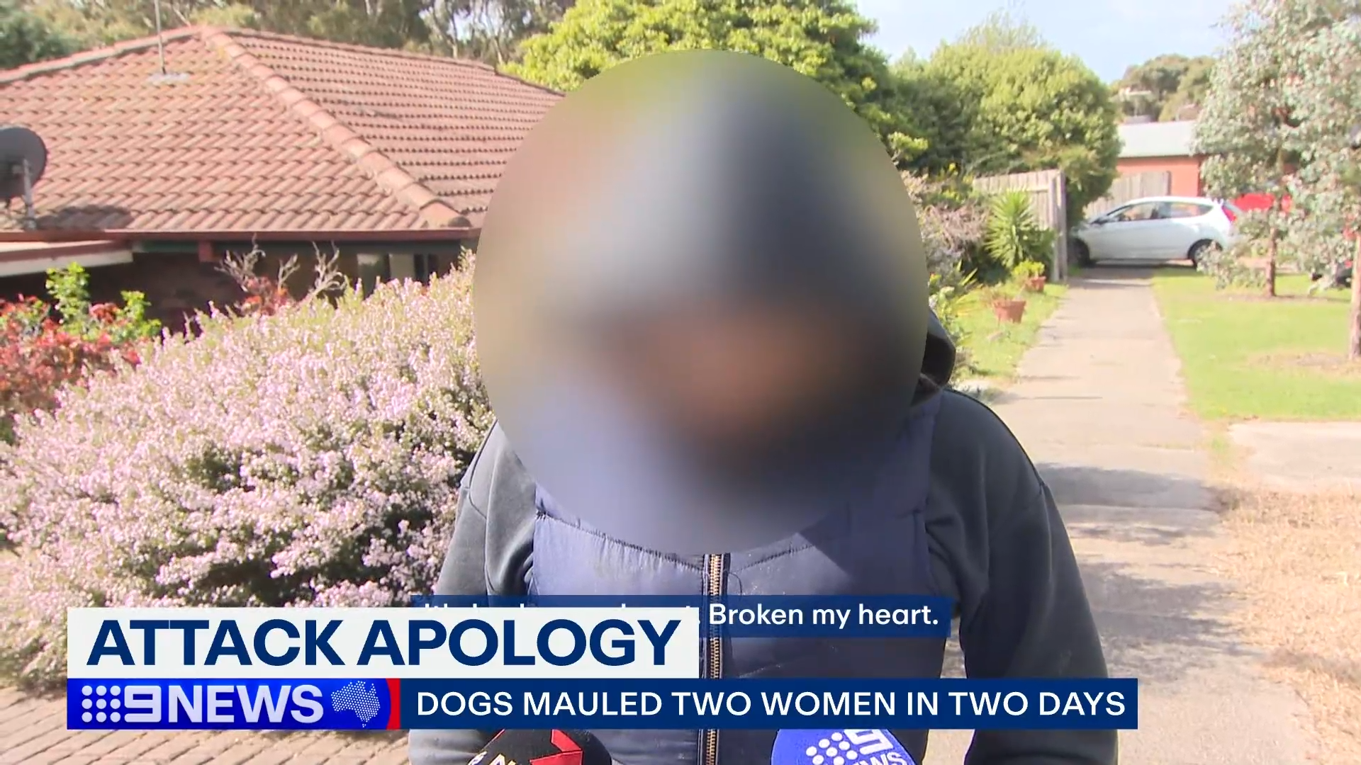 Owner of dogs that mauled two women says she's 'heartbroken'