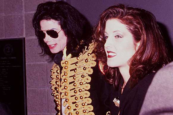 The King's daughter and the King of Pop married in a secretive and surprisingly low key ceremony... but their marriage was unsurprisingly short-lived. Jacko and Lisa-Marie tied the knot at the classy Case de Campo resort in 1994. For the first two months they denied they were even wed, then less than two years later Lisa-Marie filed for divorce.