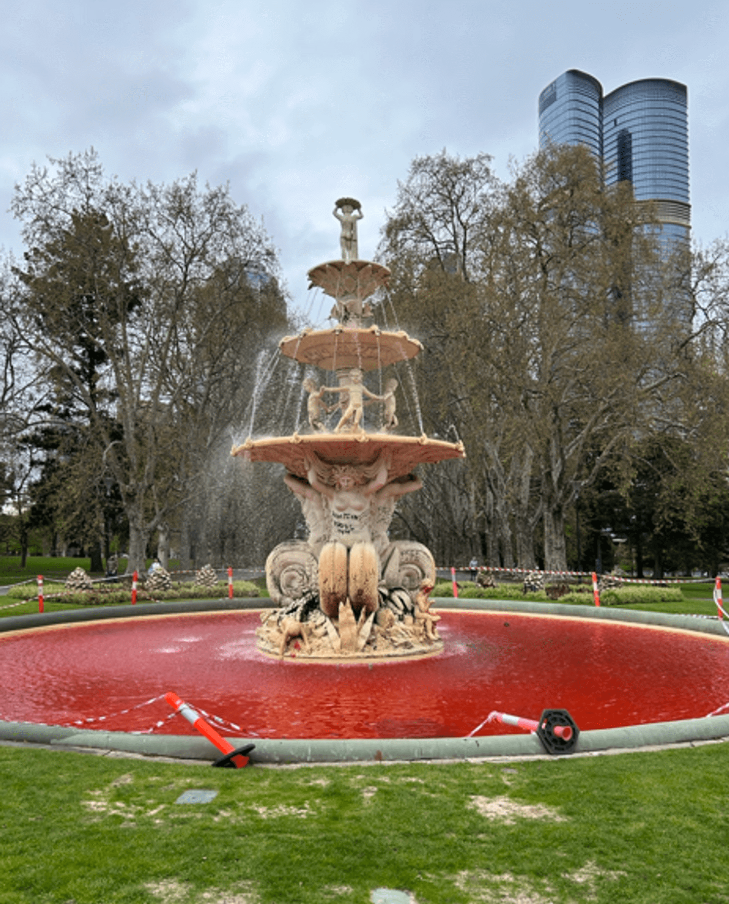 Hochgurtel fountain Carlton Gardens Melbourne