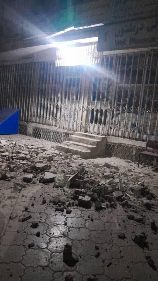 Earthquake damage in Mazar-e-Sharif, Afghanistan on November 3.