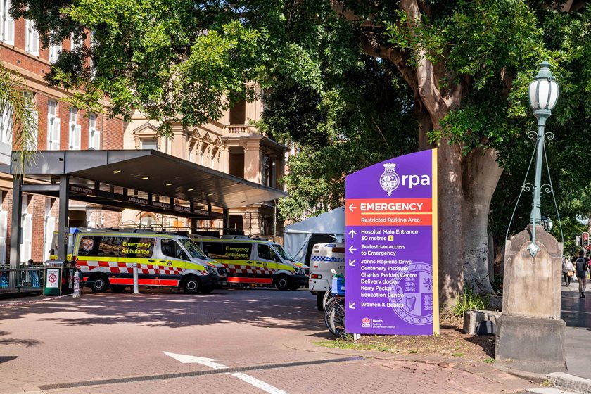 Royal Prince Alfred Hospital in Sydney.