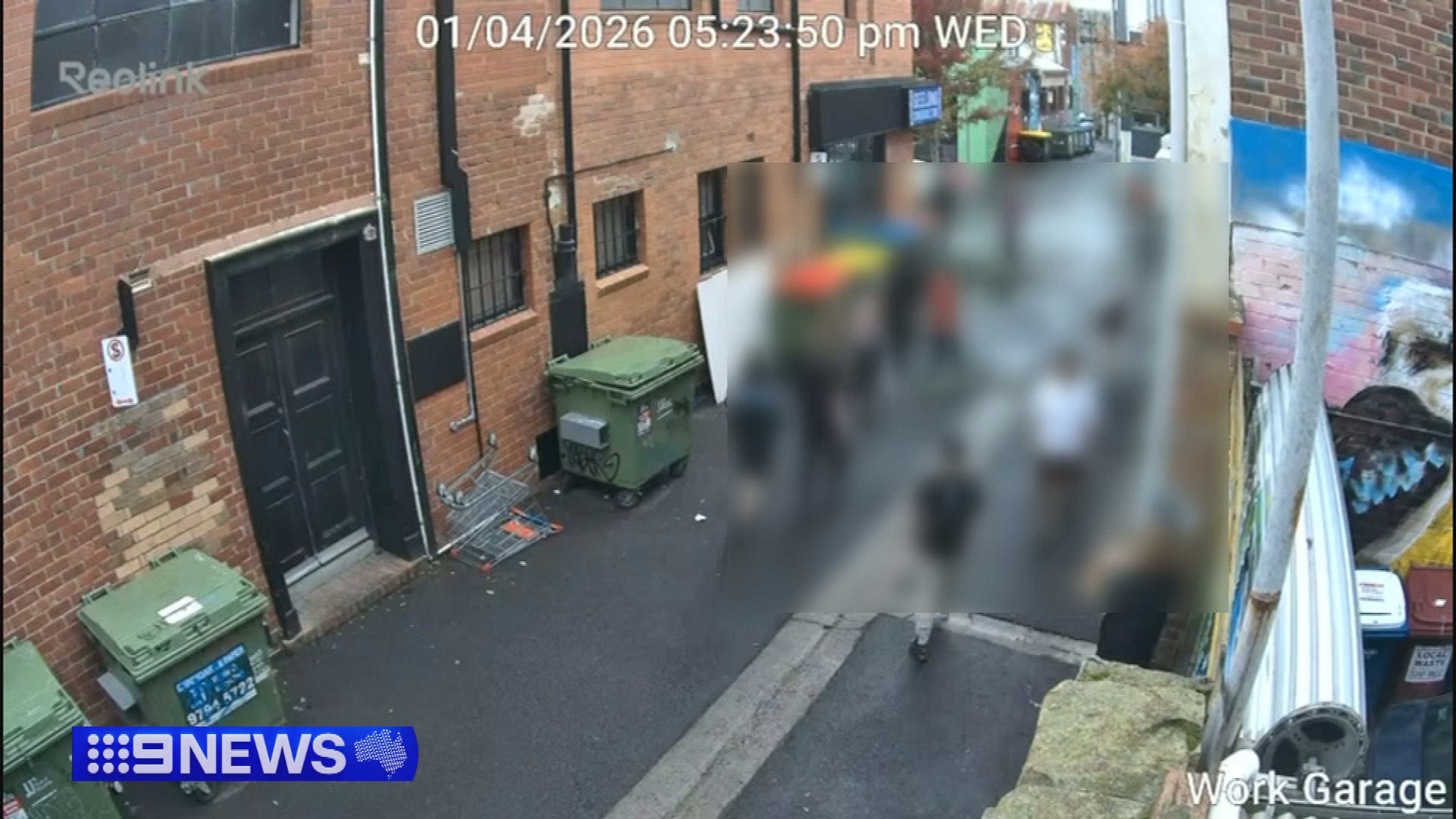 Geelong alleyway brawl