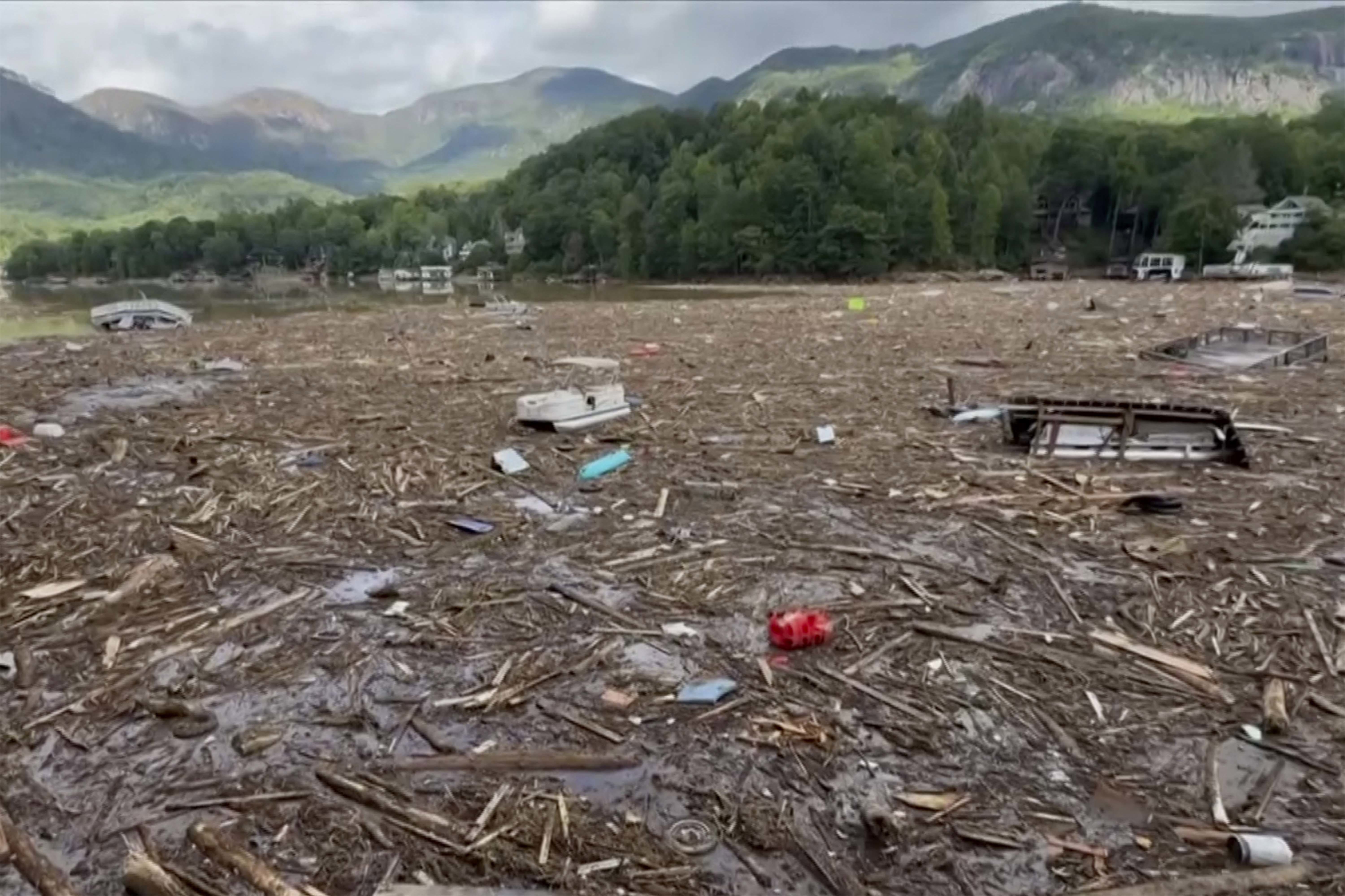 The aftermath of Hurricane Helene.