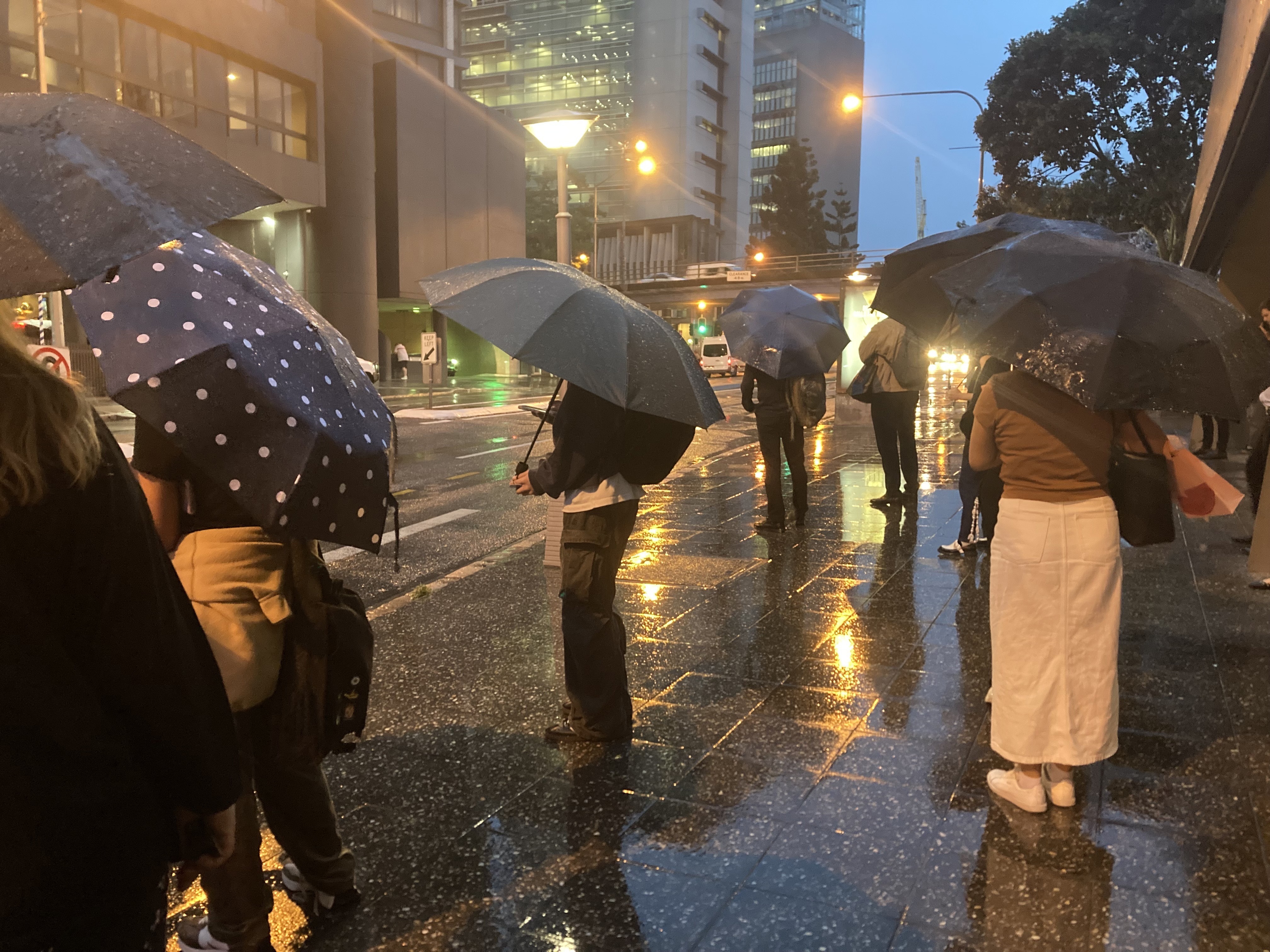 Rain in Brisbane Sunday, 15 December 2024