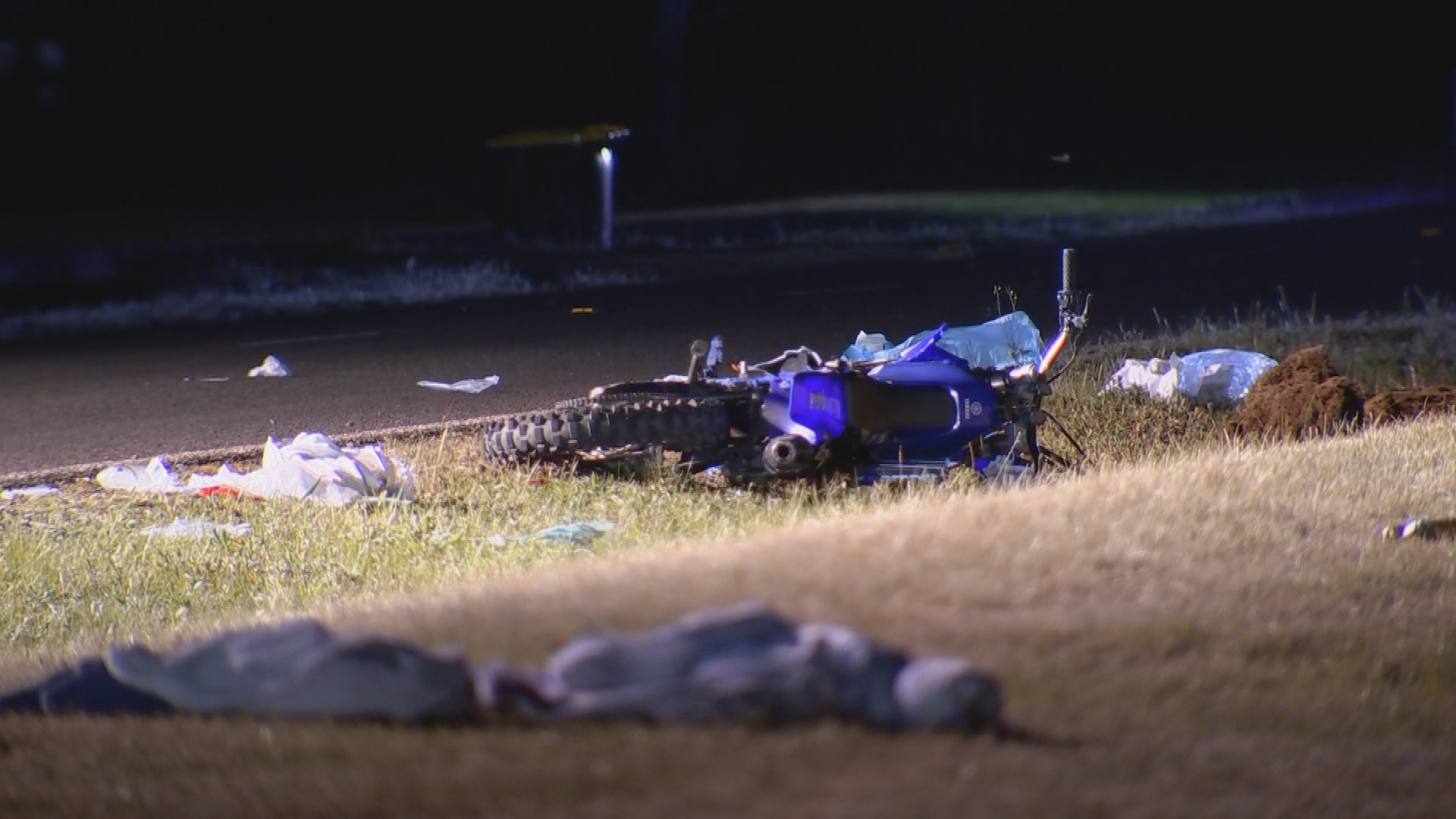 Two teenagers were killed in a motorbike crash in Melbourne.
