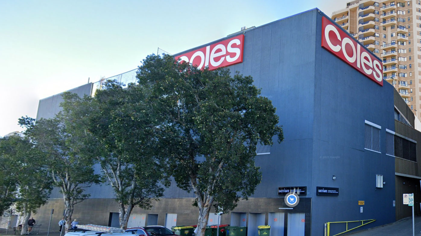 The Coles supermarket at Eastgate in Bondi Junction has been listed as a coronavirus exposure site by NSW Health.