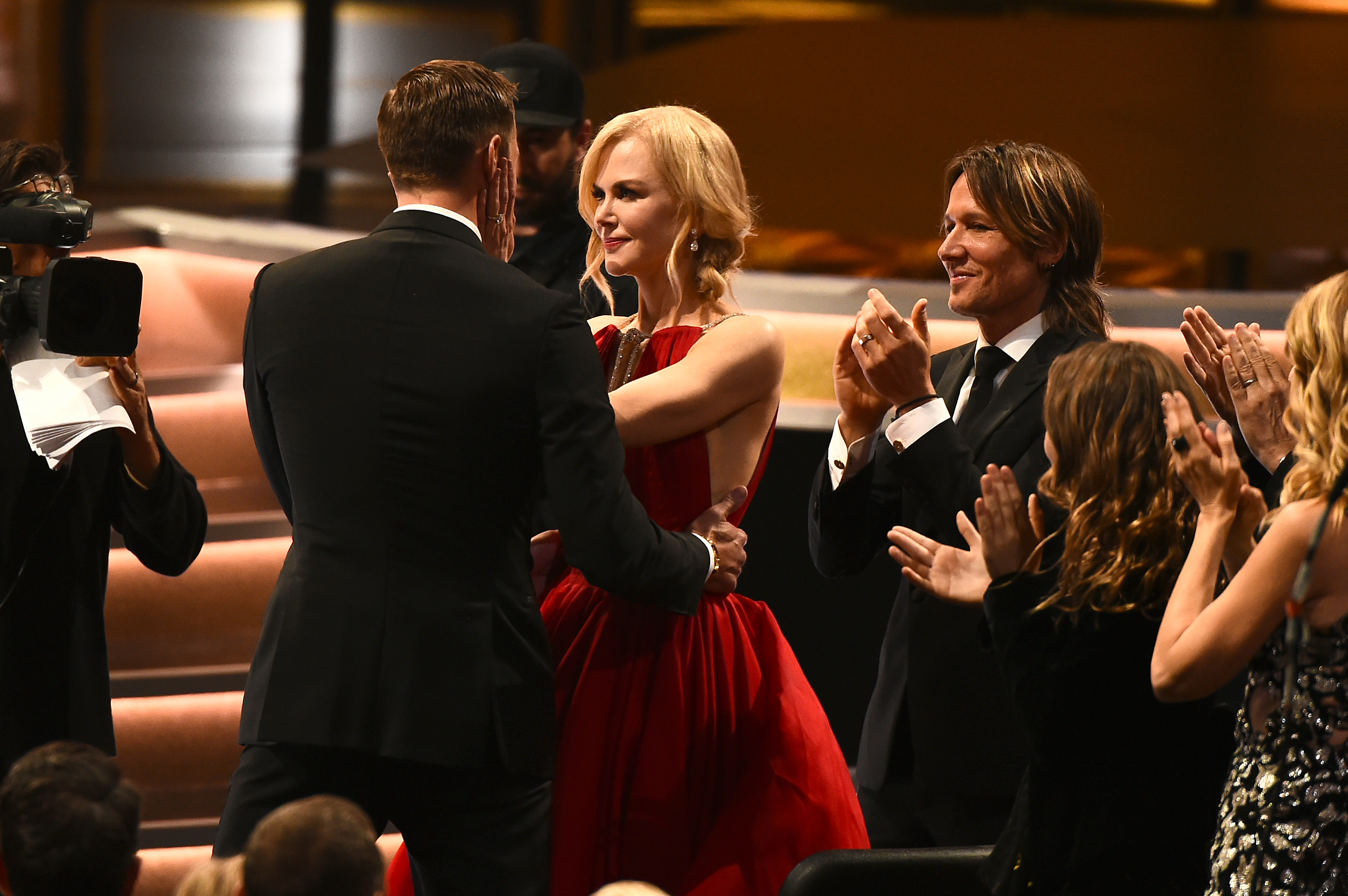 Alexander Skarsgard, Nicole Kidman and Keith Urban (Photo by Michael Buckner/Variety/Penske Media via Getty Images)