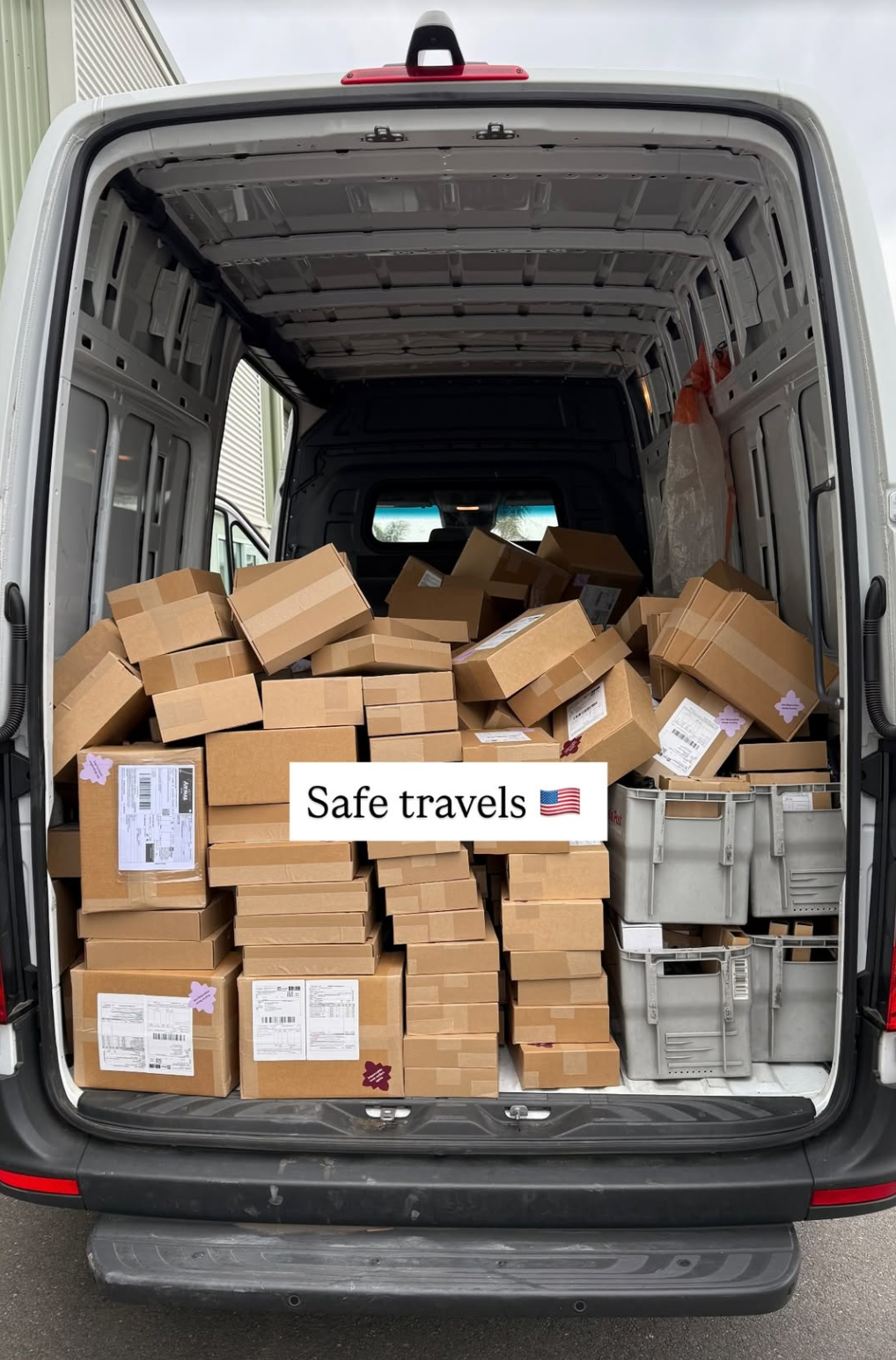 Sydonie Baldissera raced to pack and ship all her US orders by Monday.