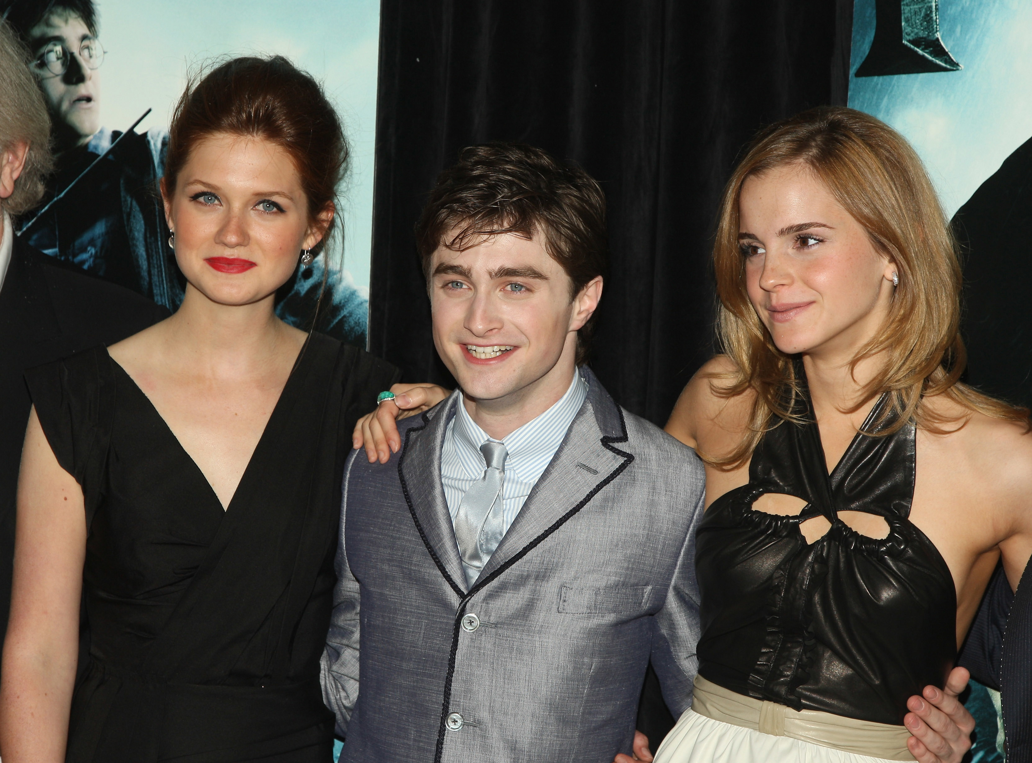 Bonnie Wright, Daniel Radcliffe and Emma Watson
